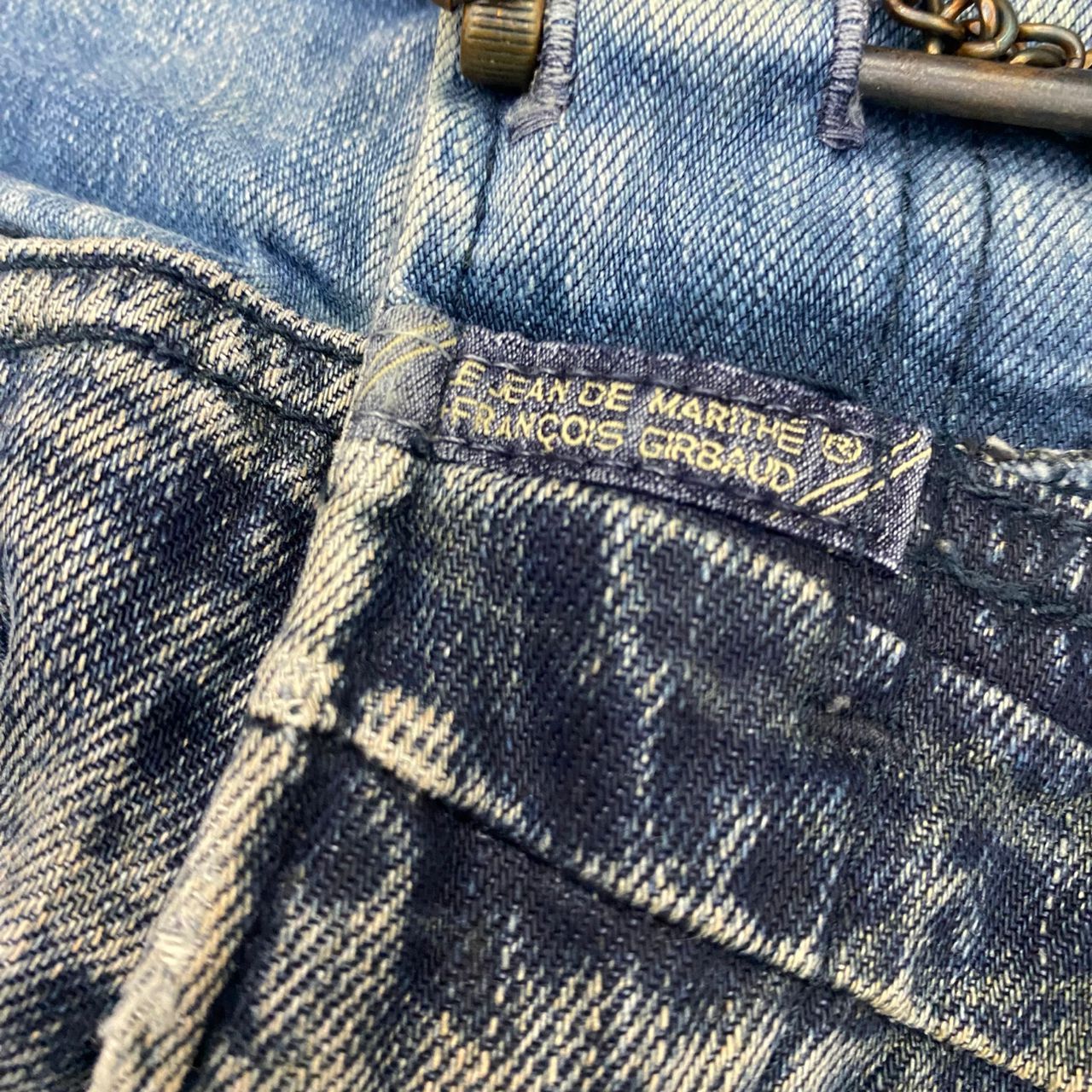 Marithe + Francois Girbaud 💥Best Offer💥 Marithe Francois Girbaud Distressed Denim Size US 35 - 10 Thumbnail