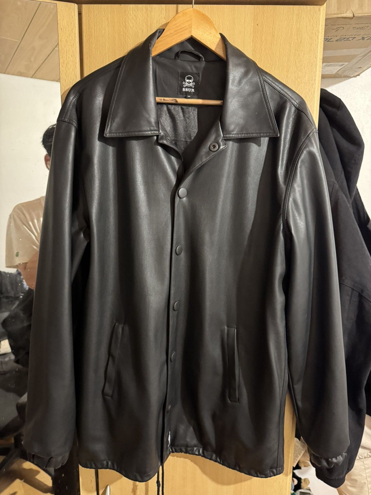 SSUR SSUR Eco Leather Jacket Size US XL / EU 56 / 4 - 1 Thumbnail