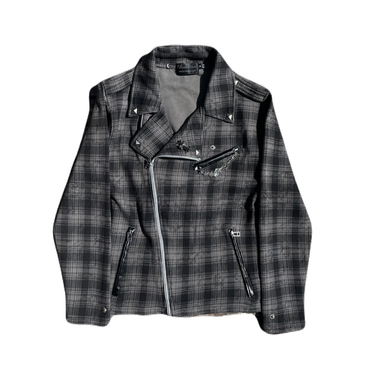 If Six Was Nine 2000s Beaumere Studded Zip Jacket Japanese archive Vkei Size US XS / EU 42 / 0 - 2 Thumbnail