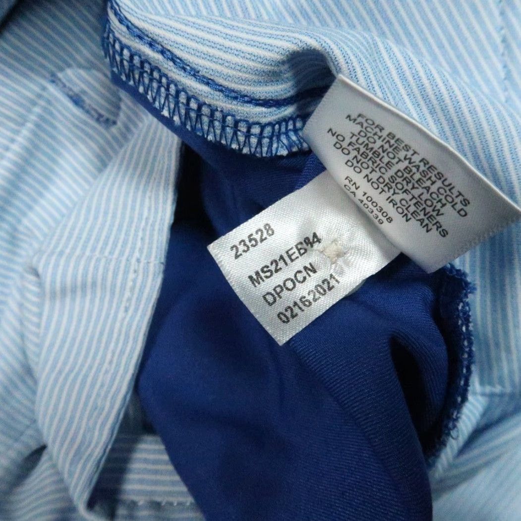 Peter Millar Peter Millar Shorts Mens 40 Blue Carrboro Fan Palm Chino Performance Twill Floral Breathable Lightweight Pockets Size US 40 / EU 56 - 7 Thumbnail