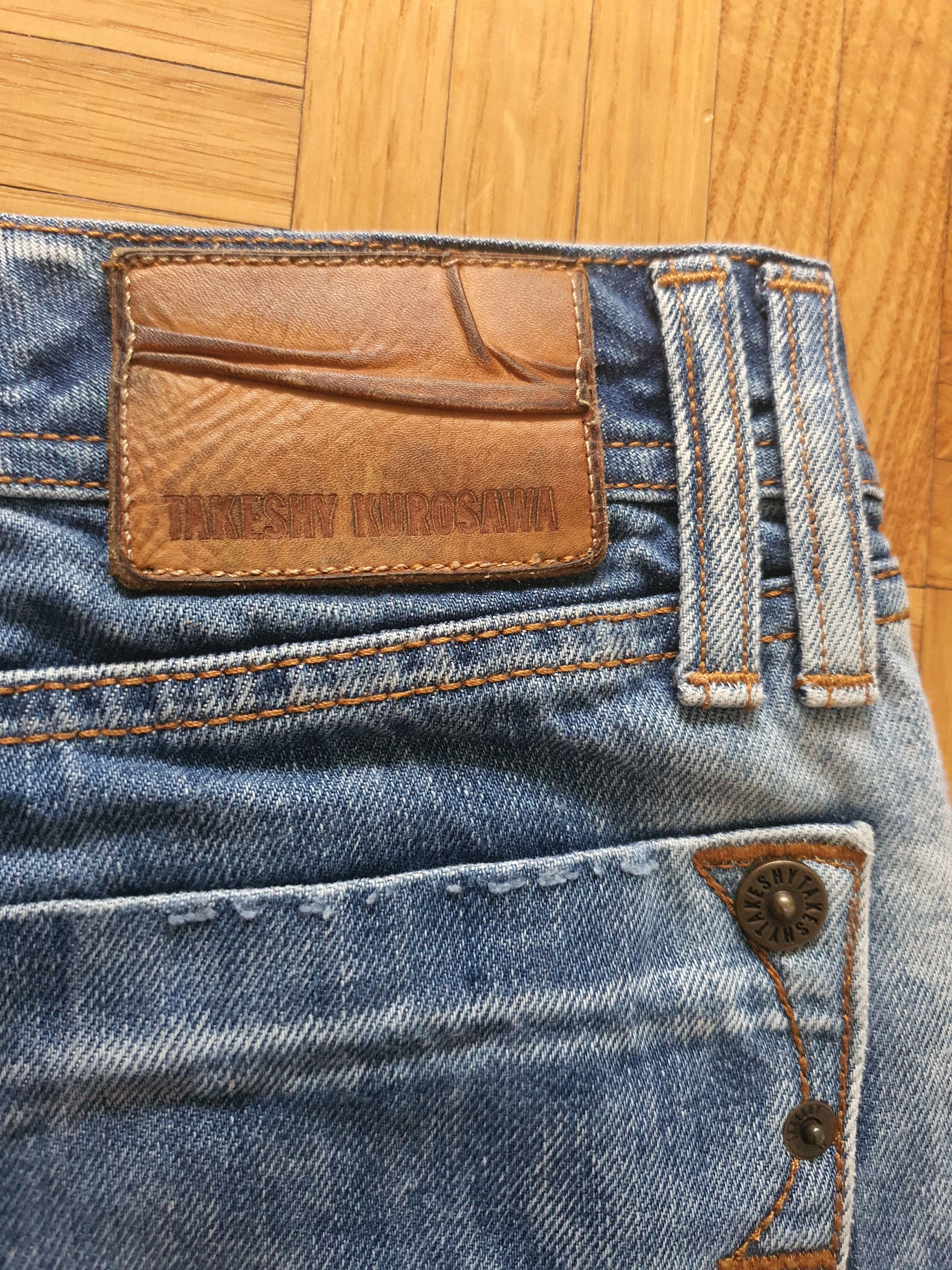 Takeshy Kurosawa Handmade Selvedge Denim Jeans Japanese Fabric - Regular Fit Size US 34 / EU 50 - 11 Thumbnail