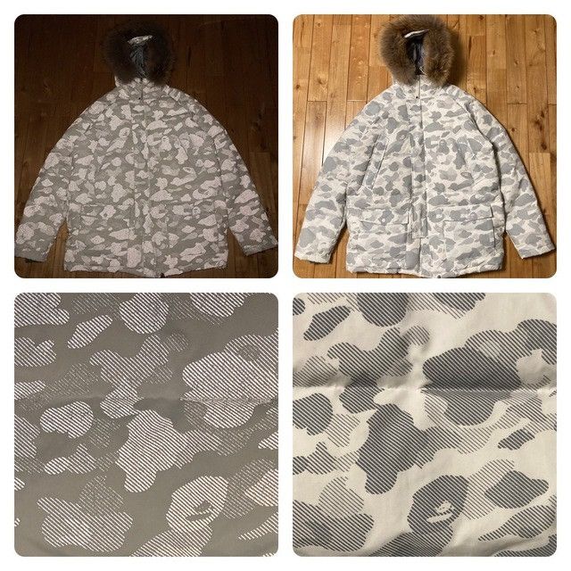 Bape BAPE Reflective Camo Fur Puffer Down Jacket a bathing ape Size US XXL / EU 58 / 5 - 1 Thumbnail