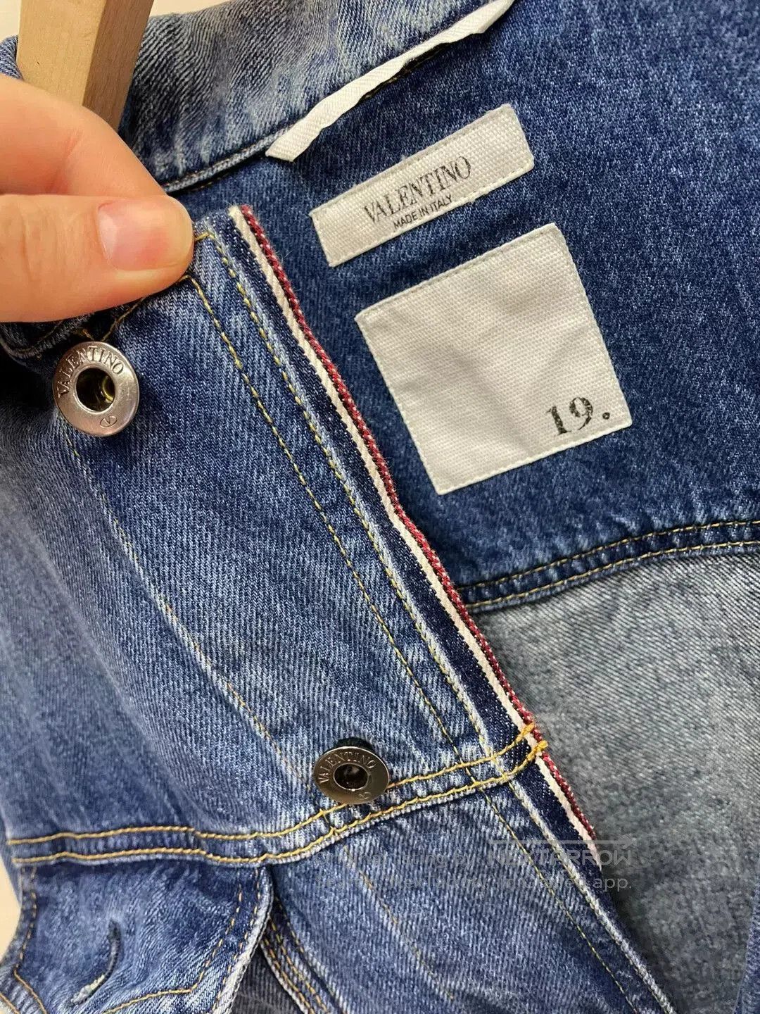 Valentino VALENTINO Men's Denim Jacket. Size US M / EU 48-50 / 2 - 7 Thumbnail