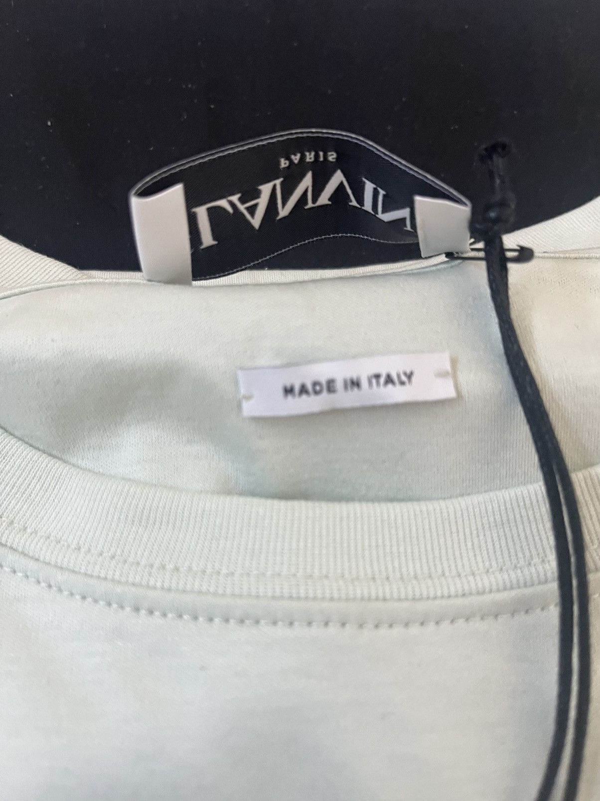Lanvin LANVIN Curb Embroidered Sage Green Sz: XXL Orig: $690 Size US XXL / EU 58 / 5 - 5 Thumbnail
