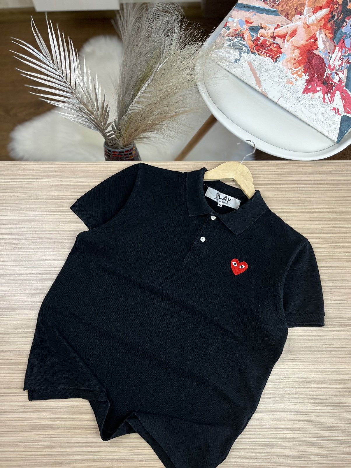 Comme des Garcons Rare PLAY COMME DES GARÇONS Polo Top Tees Tshirt Size US M / EU 48-50 / 2 - 1 Thumbnail