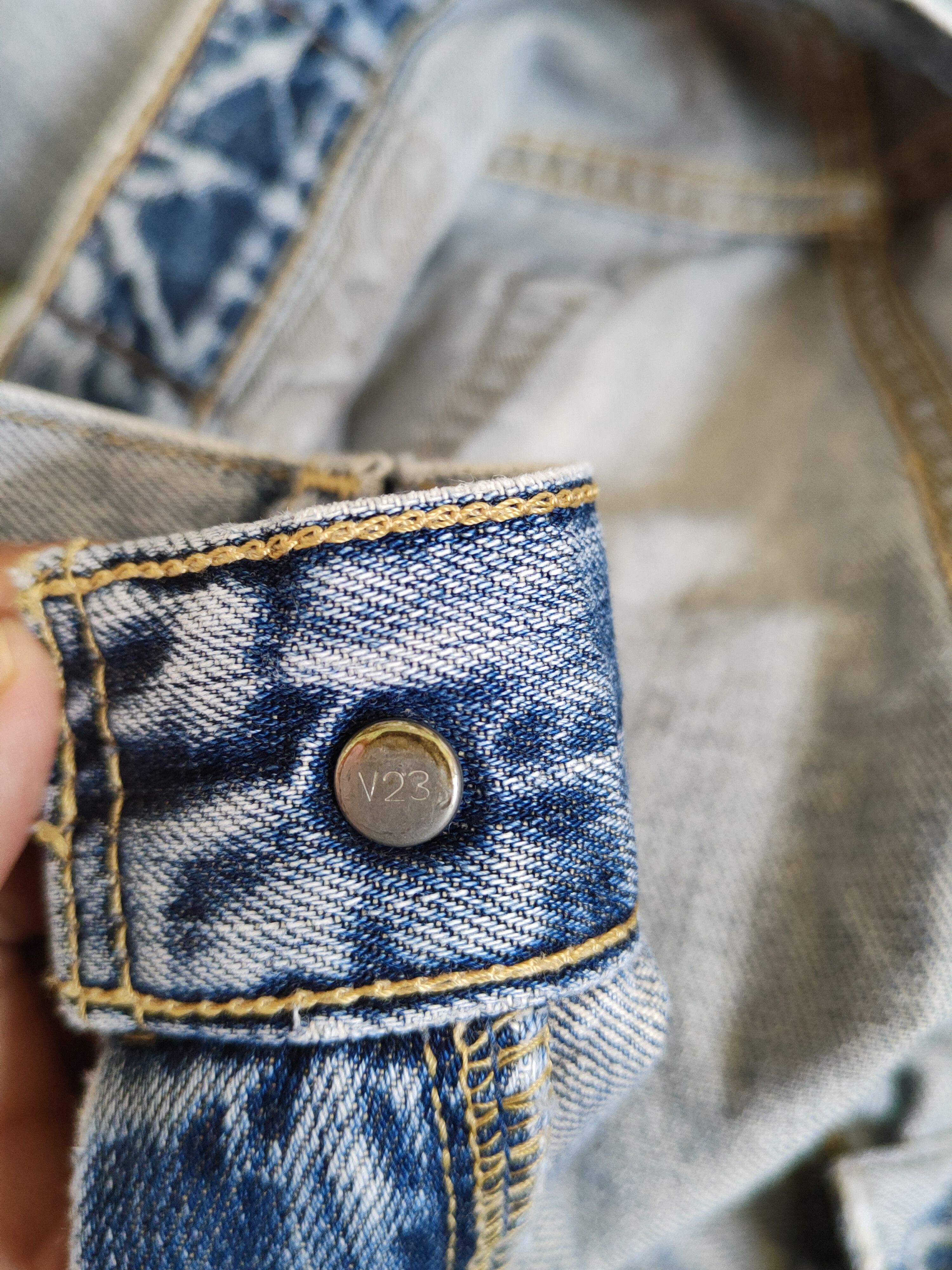 Levi's DL Levi's Blue Faded Distressed Ripped Jeans #S1853 Size US 32 / EU 48 - 18 Thumbnail