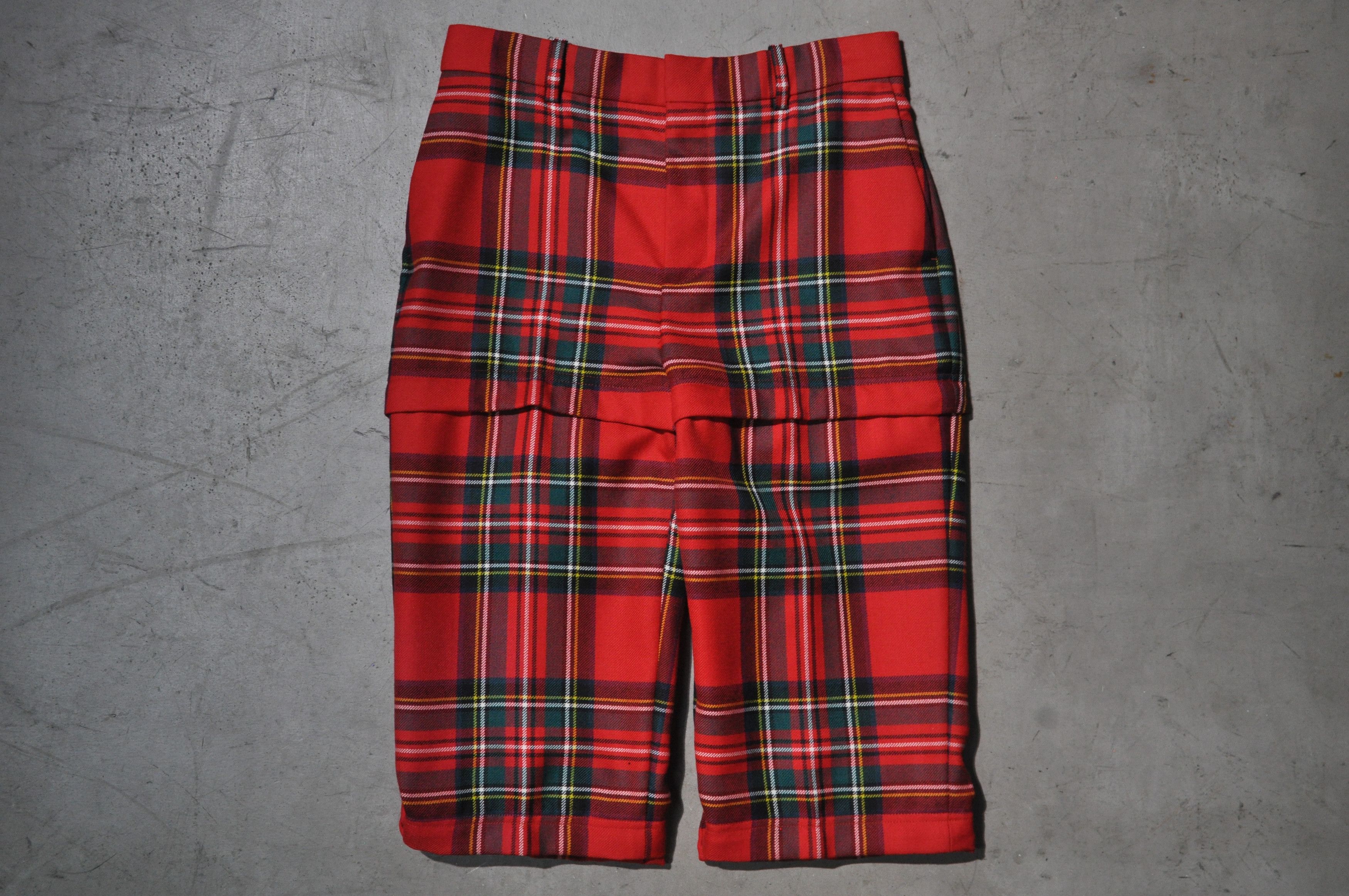 Balenciaga Balenciaga - DG - S/S 18 - Convertible Tartan Pants Size 26" / US 2 / IT 38 - 5 Thumbnail