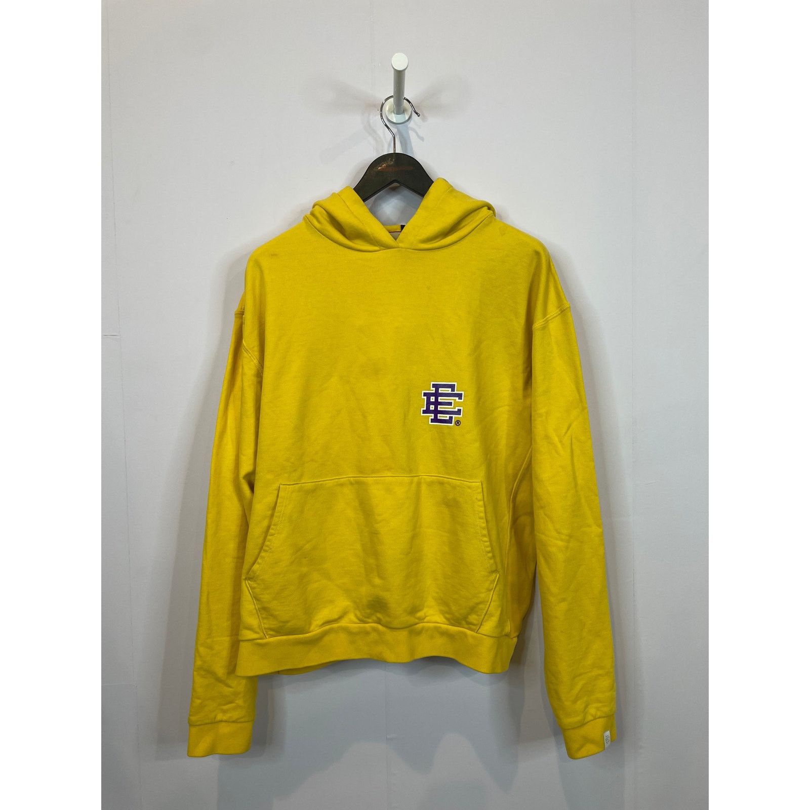 Eric Emanuel EE Hoodie Yellow Purple Used Large Size US L / EU 52-54 / 3 - 2 Thumbnail