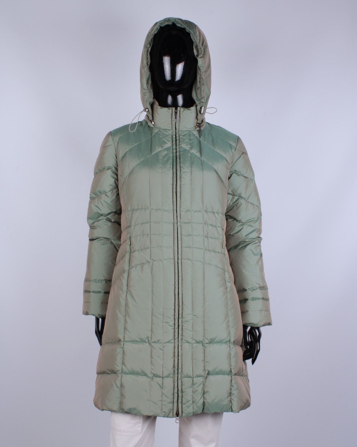 Designer × Moncler × Vintage MONCLER Vintage Silver Logo Kids Girl Womens Long Jacket Size XS / US 0-2 / IT 36-38 - 1 Thumbnail