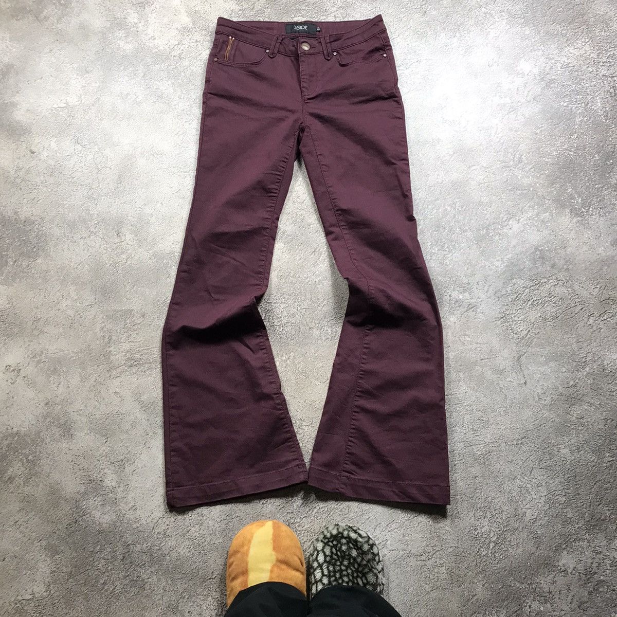 Vintage Vintage Y2K Baggy Distressed Flared Pants Grunge Skate 28 Size 28" / US 6 / IT 42 - 2 Thumbnail
