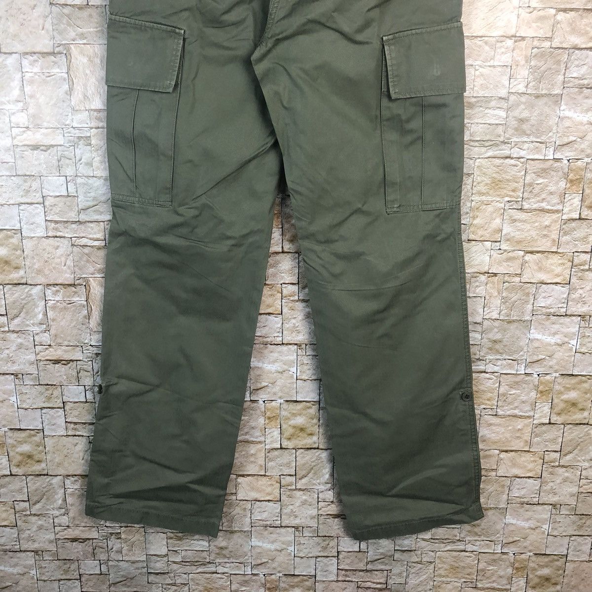Japanese Brand Natural Beauty Basic Green Cargo Multipocket Pants #A49 Size US 28 / EU 44 - 15 Thumbnail