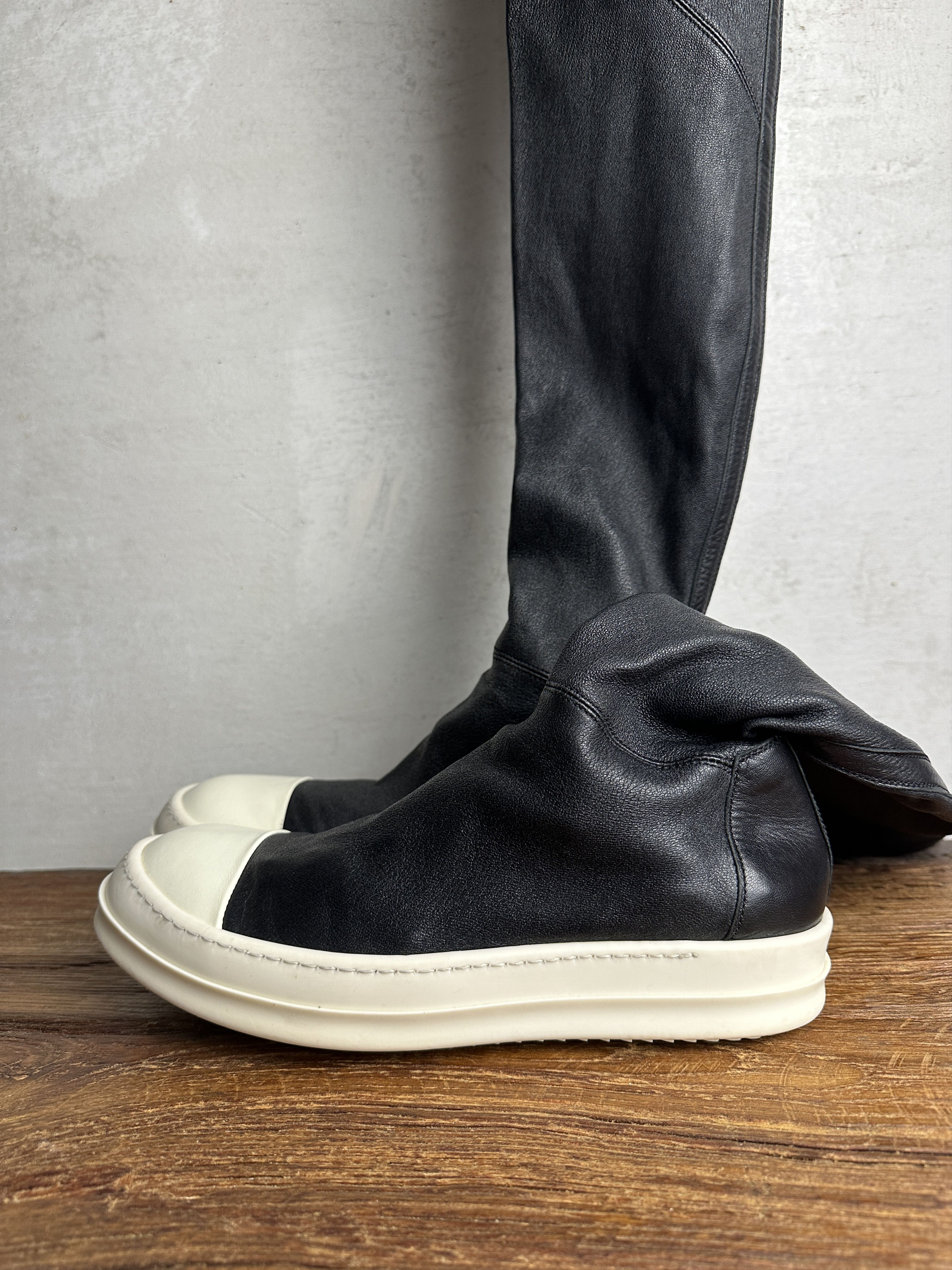 Rick Owens RICK OWENS FW14 MOODY KNEE-HIGH STOCKING SNEAKERS Size US 8 / IT 38 - 7 Thumbnail