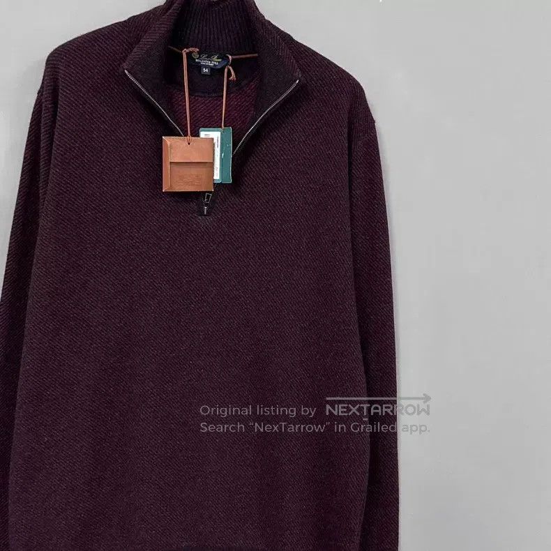 Loro Piana Loro Piana Ribbed cuff long sleeve cashmere sweater Size US L / EU 52-54 / 3 - 2 Thumbnail