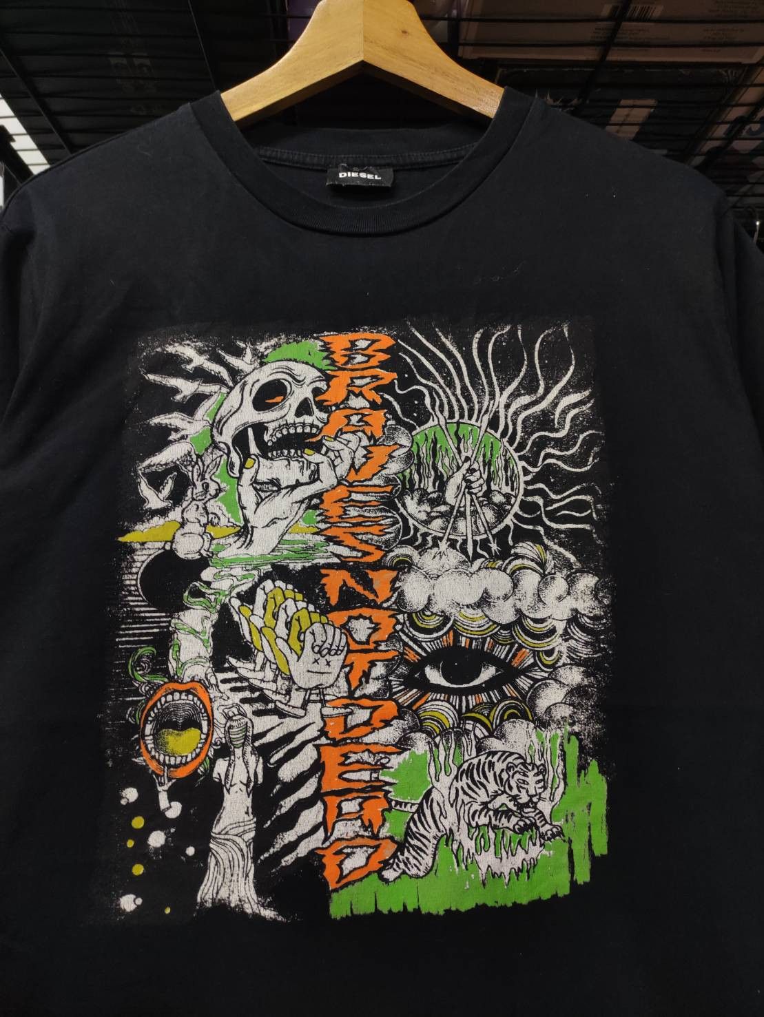 Diesel Diesel SS 2020 / Braves Not Dead T-Shirt Size US L / EU 52-54 / 3 - 1 Thumbnail