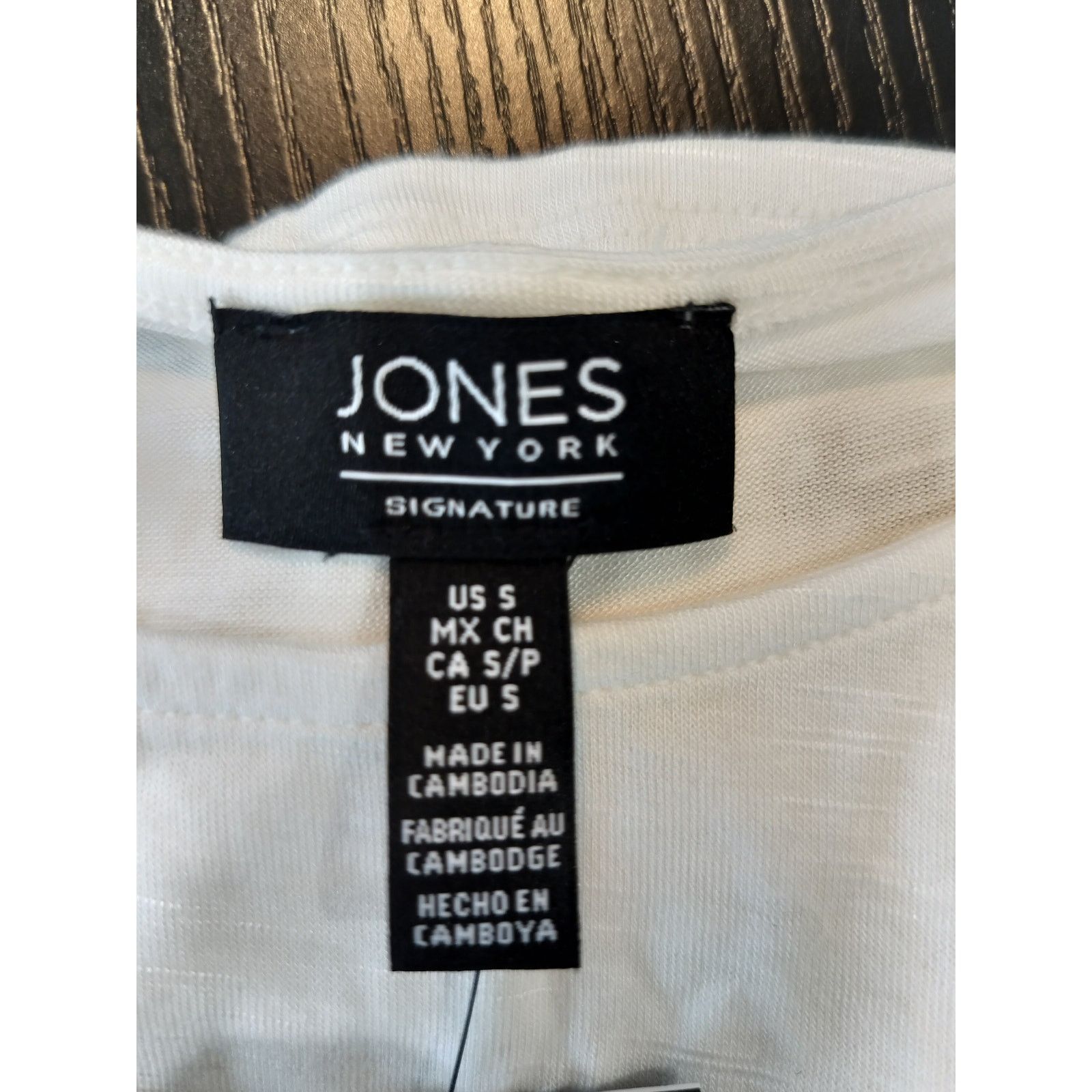 Jones New York Jones New York Signature Cold Shoulder Top Ivory S Size S / US 4 / IT 40 - 6 Thumbnail