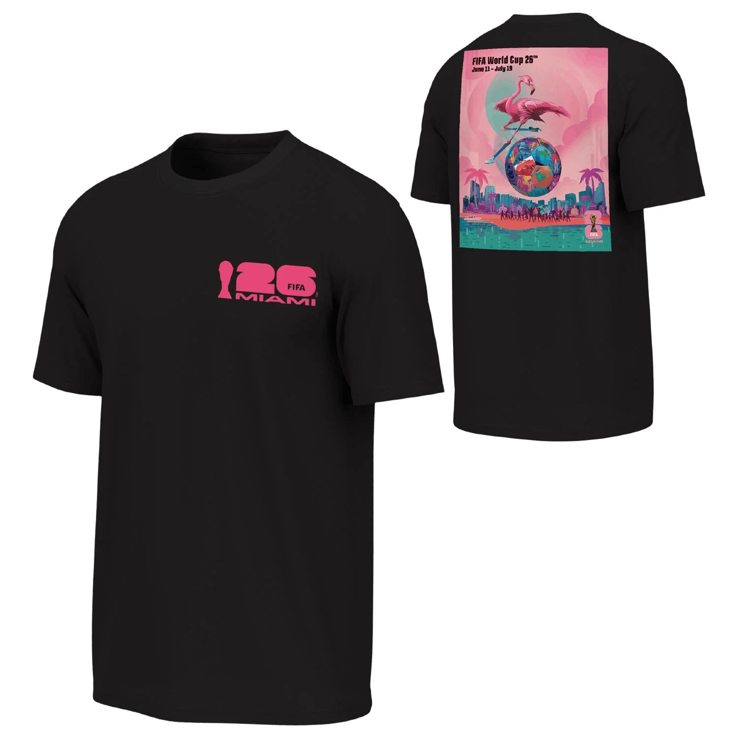 Other Miami Poster Black T-Shirt – Unisex Size US L / EU 52-54 / 3 - 1 Thumbnail