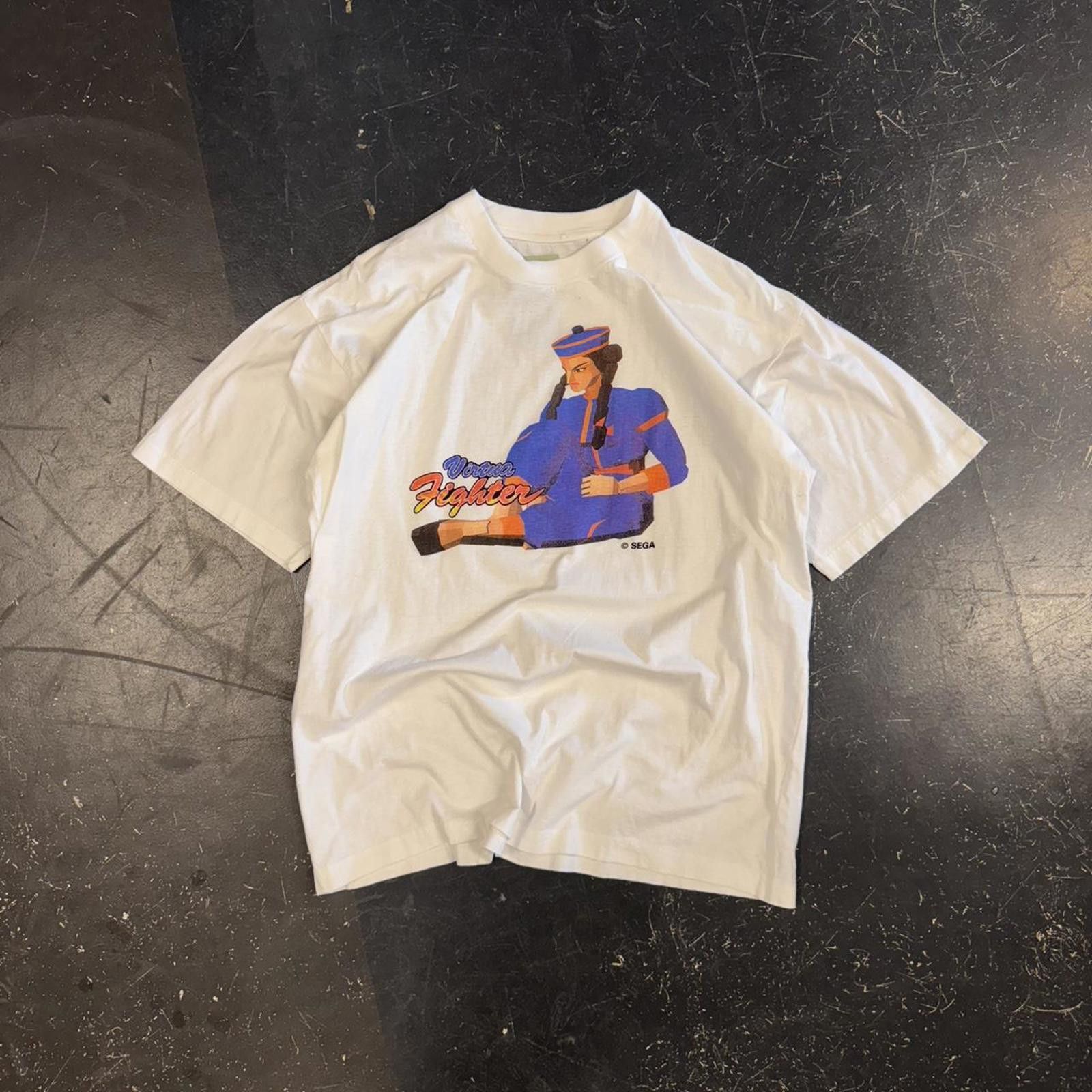 Vintage Vintage 90s Sega Virtua Fighter Blue Pai Chan Tee Size US M / EU 48-50 / 2 - 1 Thumbnail