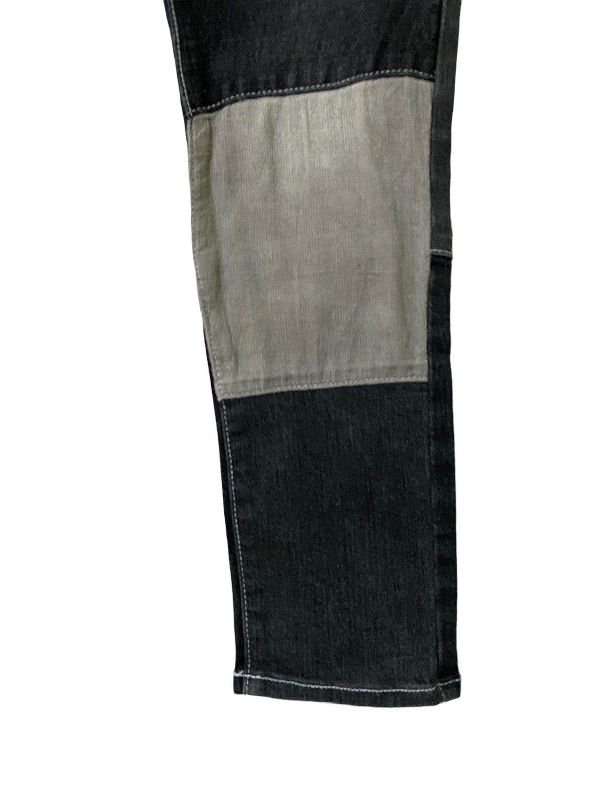 Designer × Japanese Brand Send Offer 👉 Cavaria Reconstructed Denim + Velvet Skinny Size US 28 / EU 44 - 7 Thumbnail