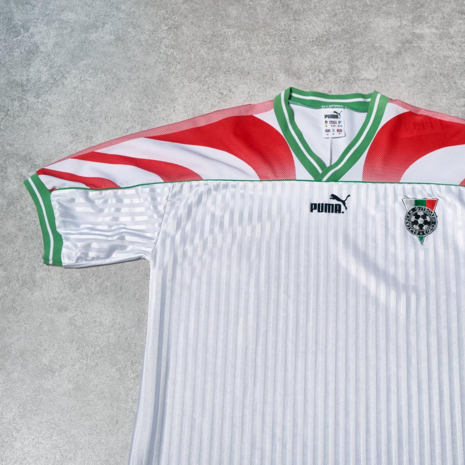 Puma 1995/96 Bulgaria Home Shirt Puma (L/XL) Size US L / EU 52-54 / 3 - 3 Thumbnail