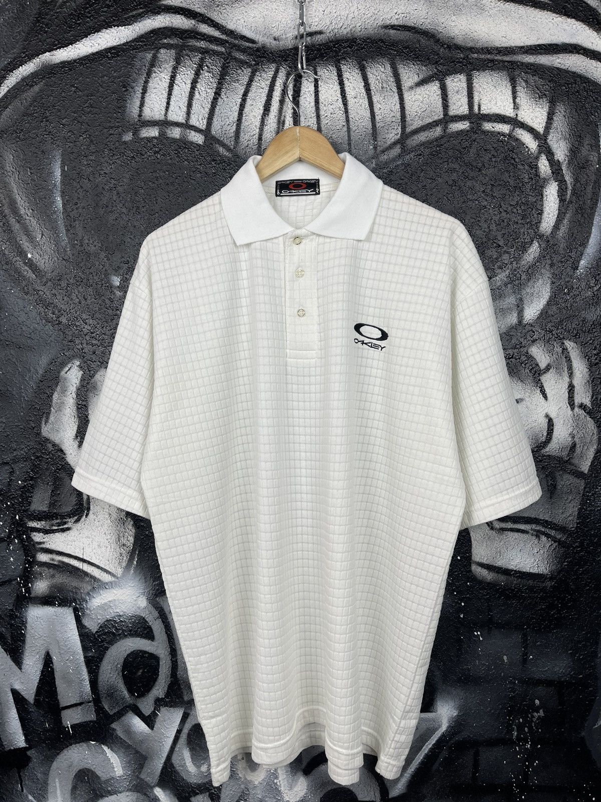 Oakley Oakley Textured Vintage Polo T-Shirt Men’s Size XL Size US XL / EU 56 / 4 - 2 Thumbnail