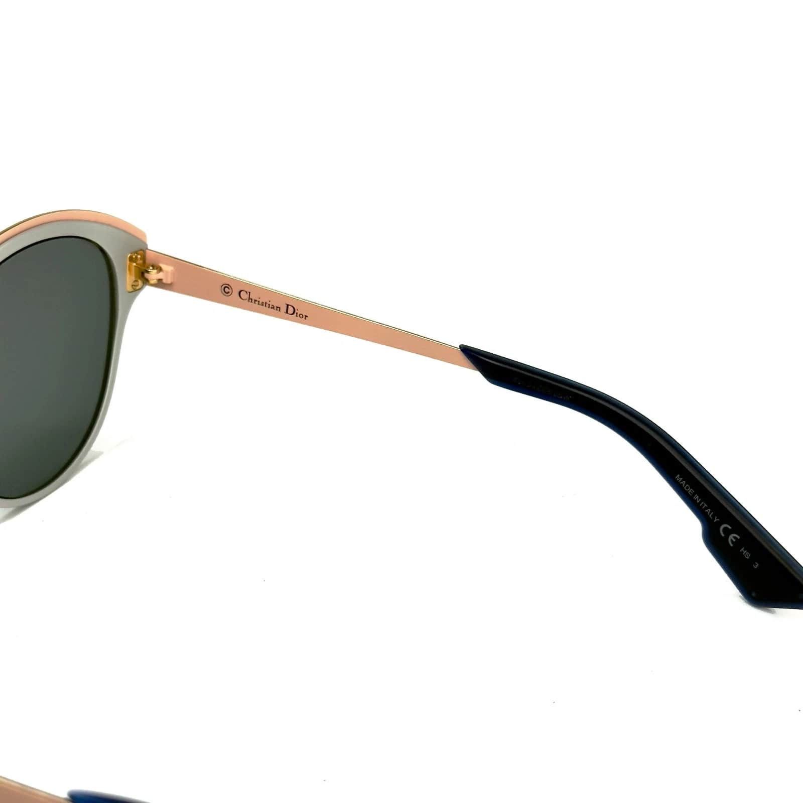 Christian Dior Monsieur CHRISTIAN DIOR SUN Grey Peach Fashion Sunglasses DIORSUN Size ONE SIZE - 3 Thumbnail