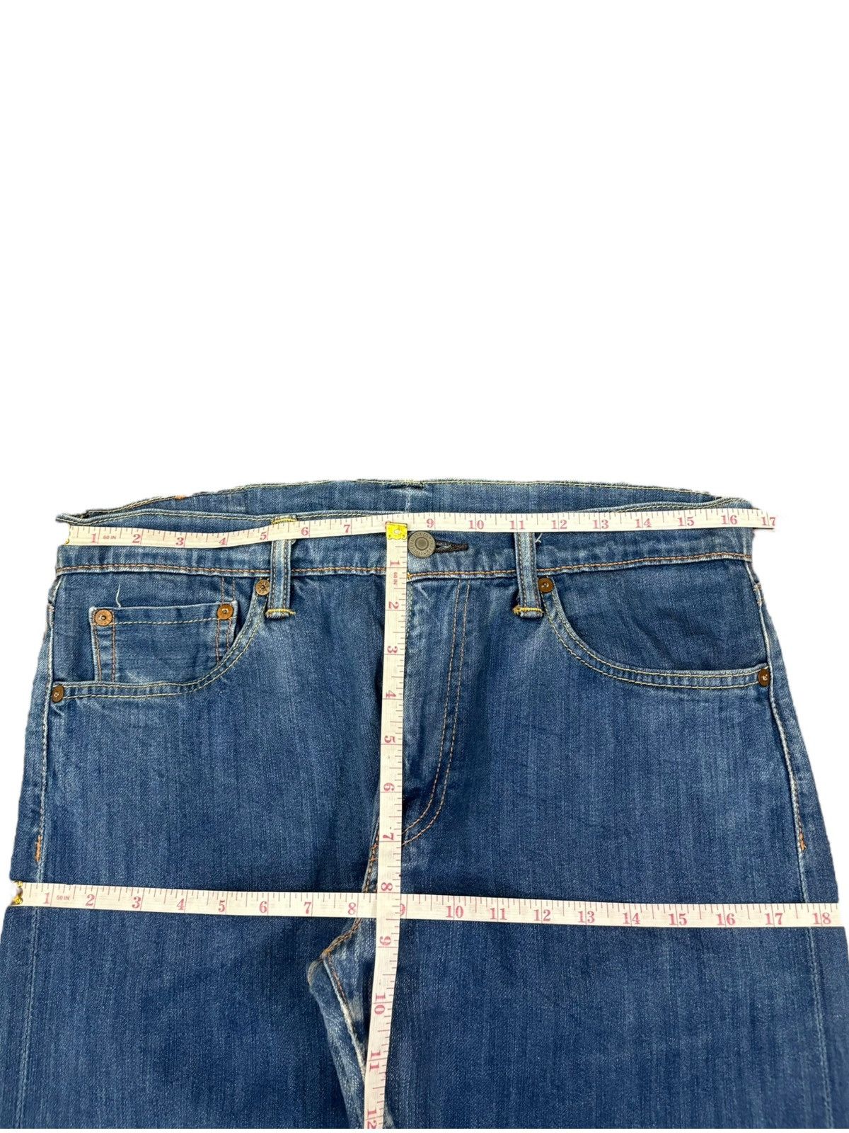 Levi's Vintage Y2K Levis 511 Selvedge Distress Jeans Size US 33 - 6 Thumbnail