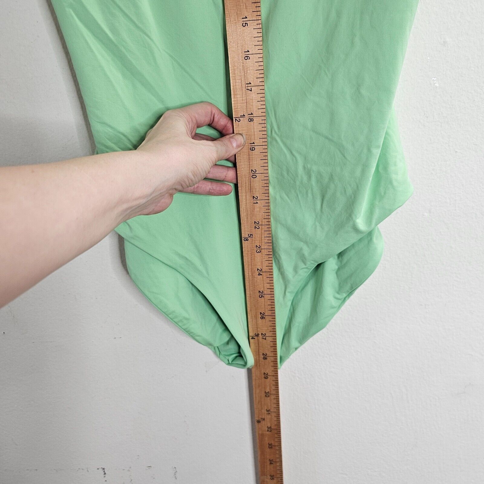 Other Becca Mint Green Scoop Neck Spaghetti Strap Back Tie Suit L Size L / US 10 / IT 46 - 8 Thumbnail