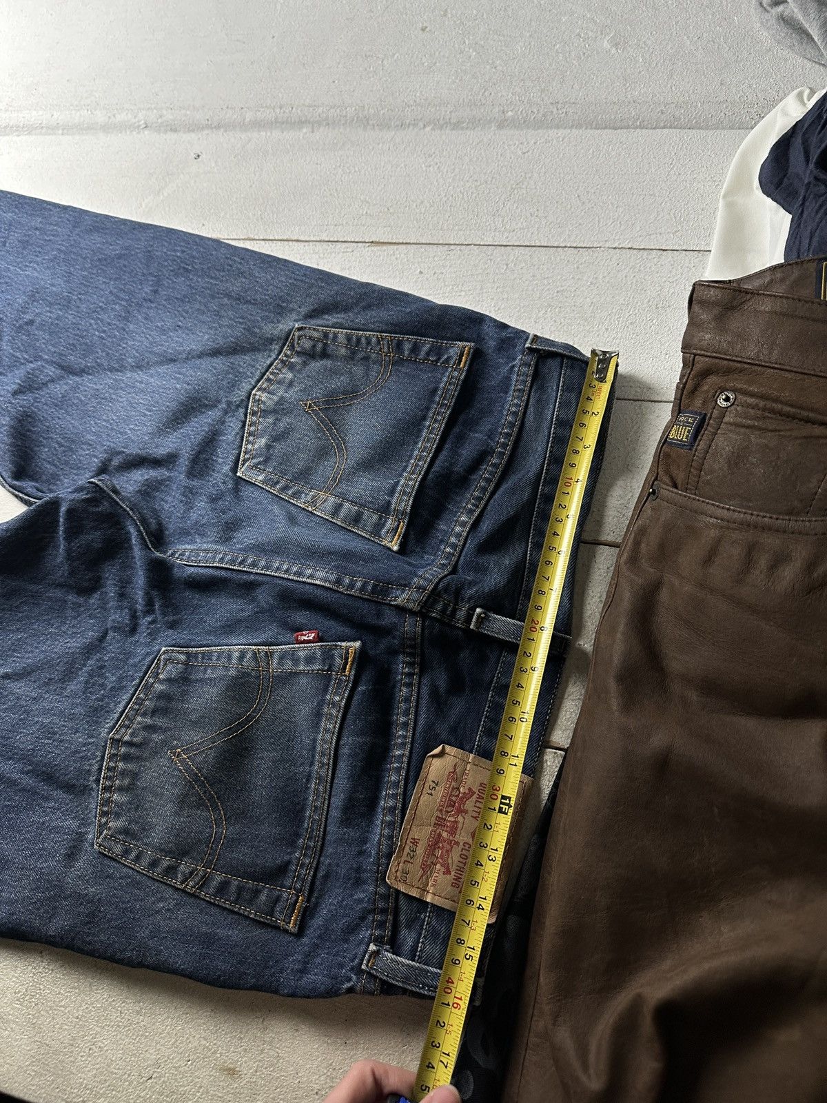 Levi's 🚨Vintage 90s Levis Jeans 751 LEGEND y2k Light Wash Denim Size US 32 / EU 48 - 19 Thumbnail