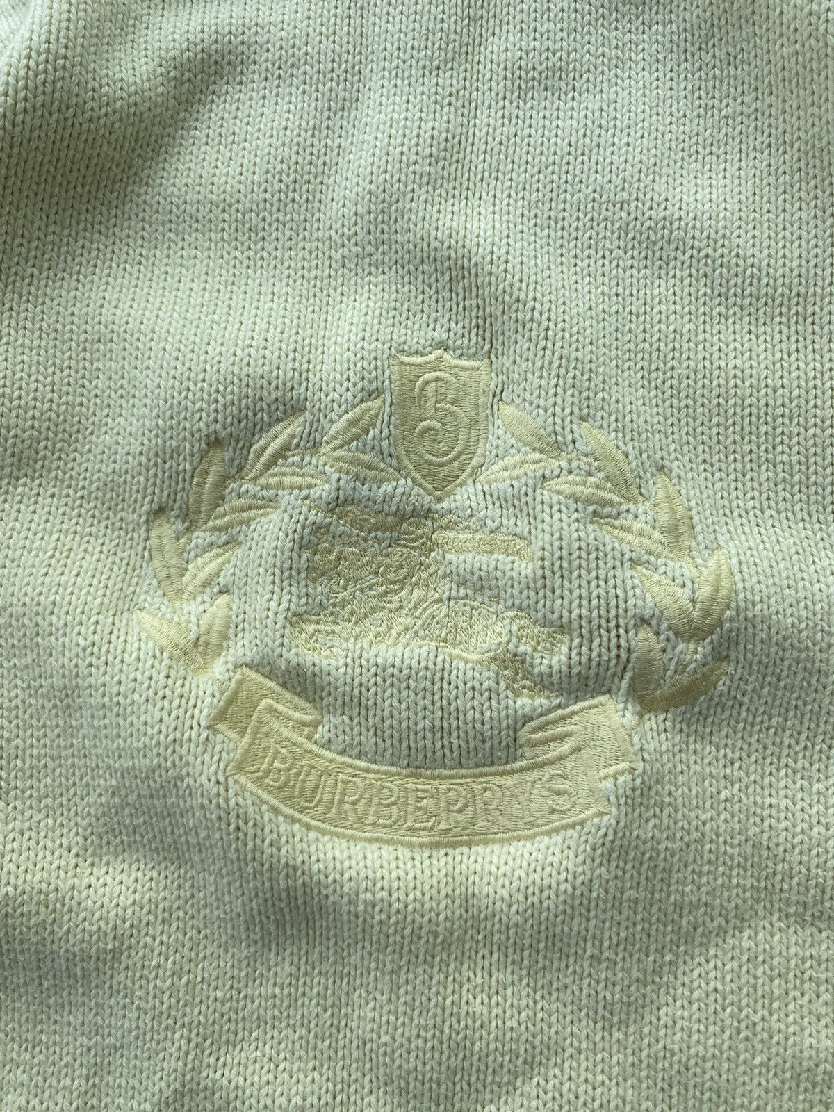 Burberry Burberry Big Logo Knit Sweater Size US L / EU 52-54 / 3 - 9 Thumbnail