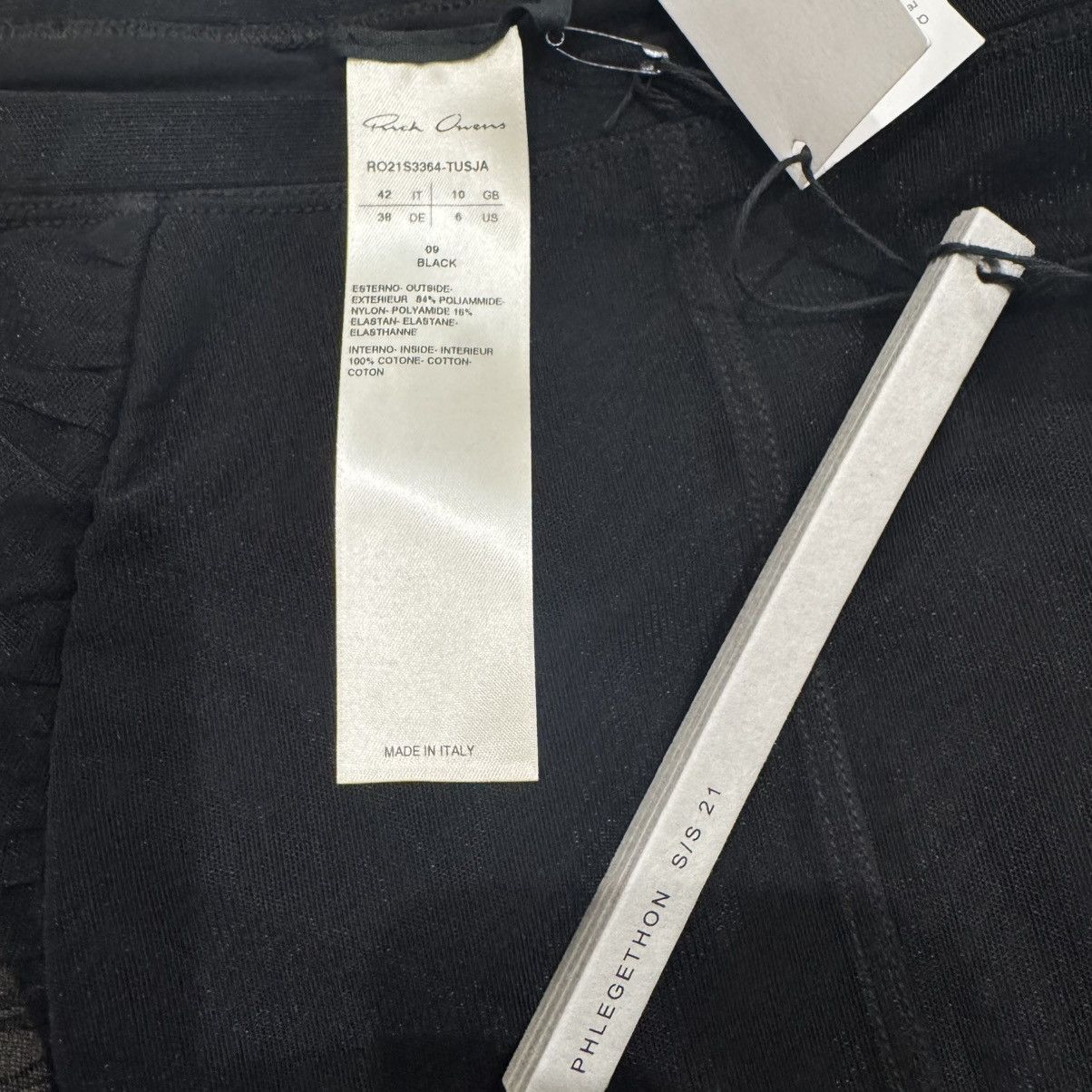 Rick Owens Rick Owens Collage Knee Length Skirt Tulle in Black Size 28" / US 6 / IT 42 - 10 Thumbnail