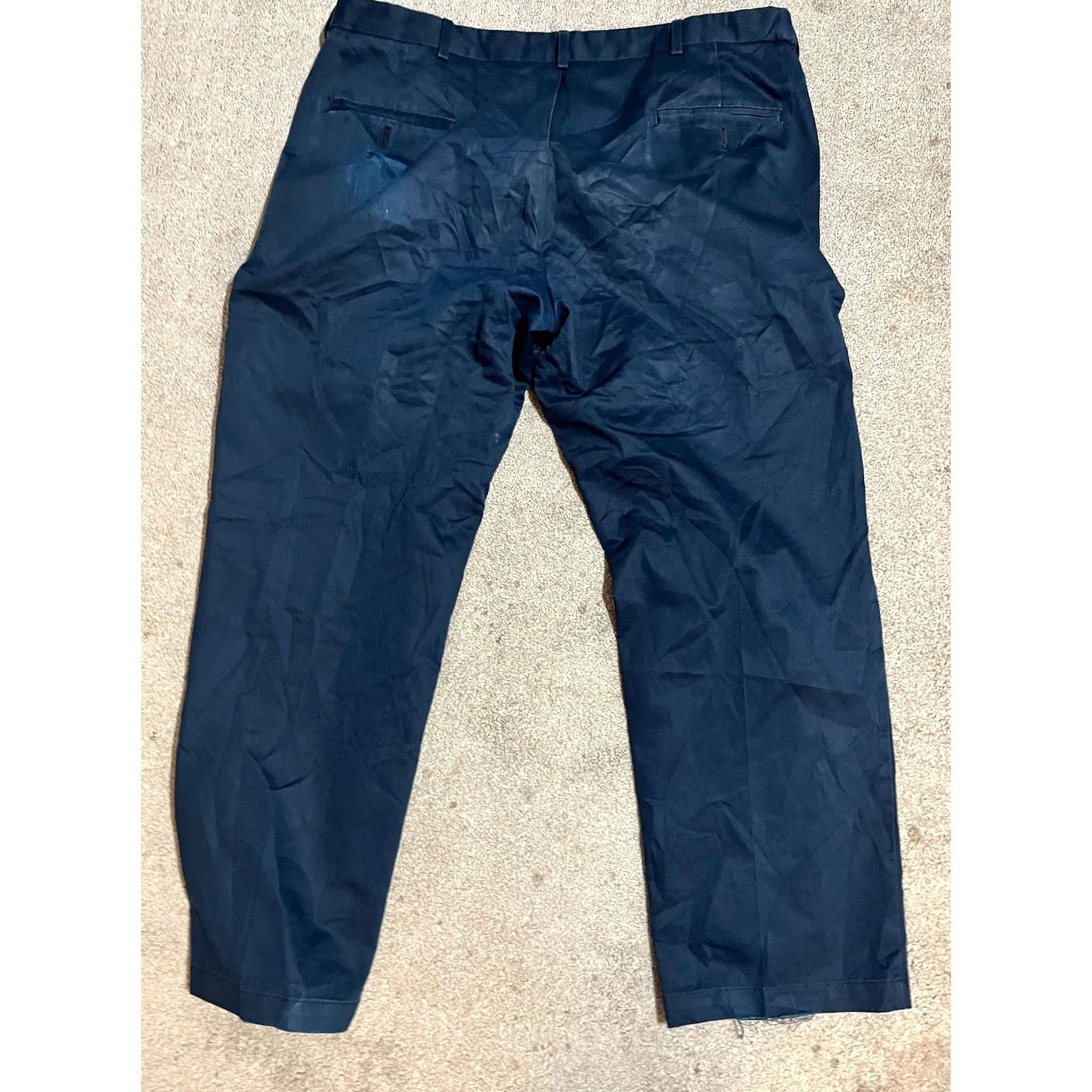 Haggar Haggar Mens Dress Pants 40x30 Blue Flat Front Work To Weekend Size US 40 / EU 56 - 3 Thumbnail