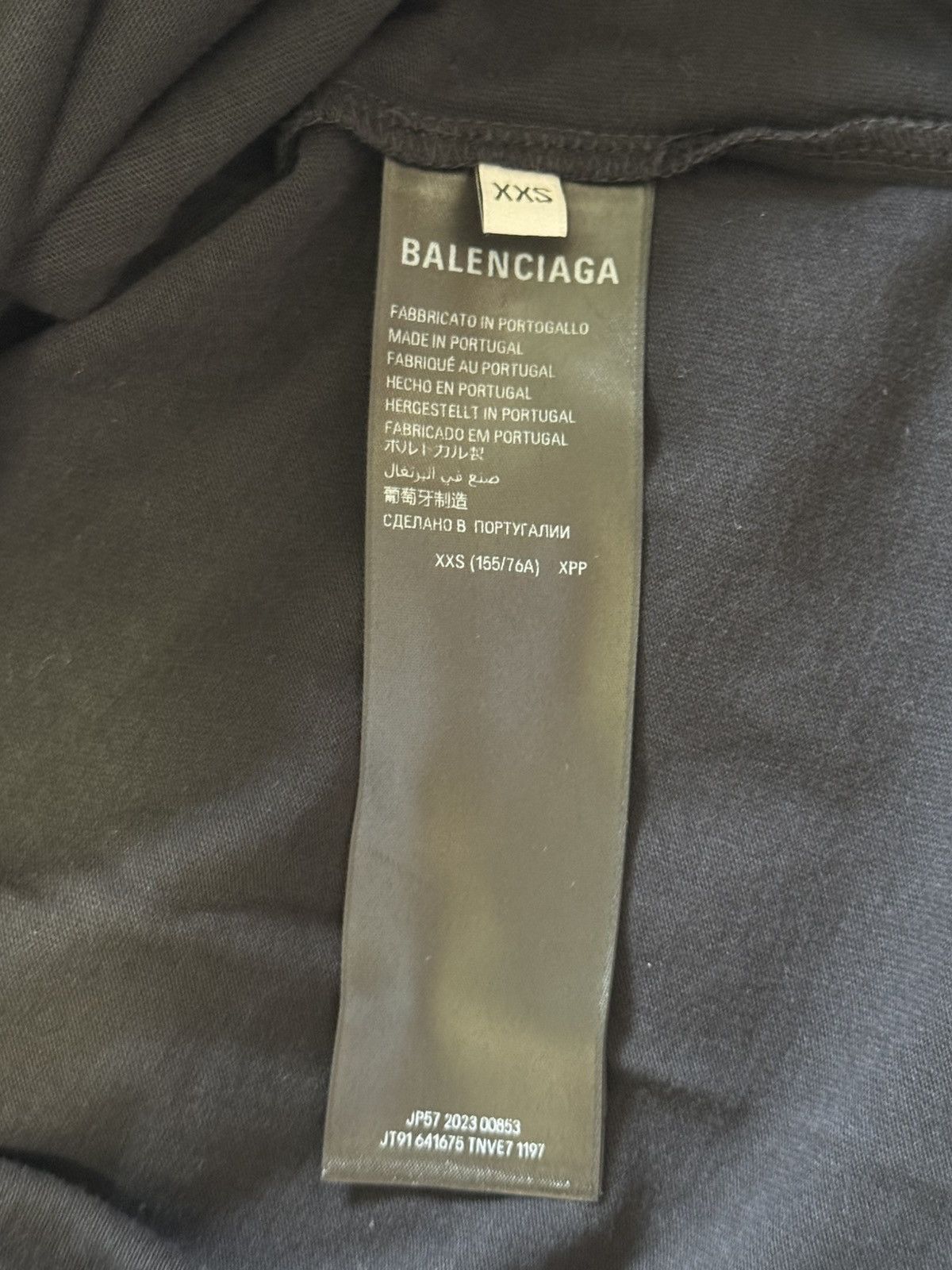 Balenciaga Balenciaga black t shirt Size US XXS / EU 40 - 5 Thumbnail