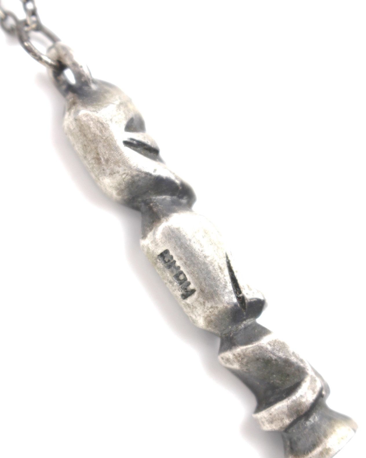 If Six Was Nine 1990S JAPANESE MADE HEAVYWEIGHT SOLID HUMAN FIGURE NECKLACE Size ONE SIZE - 5 Thumbnail