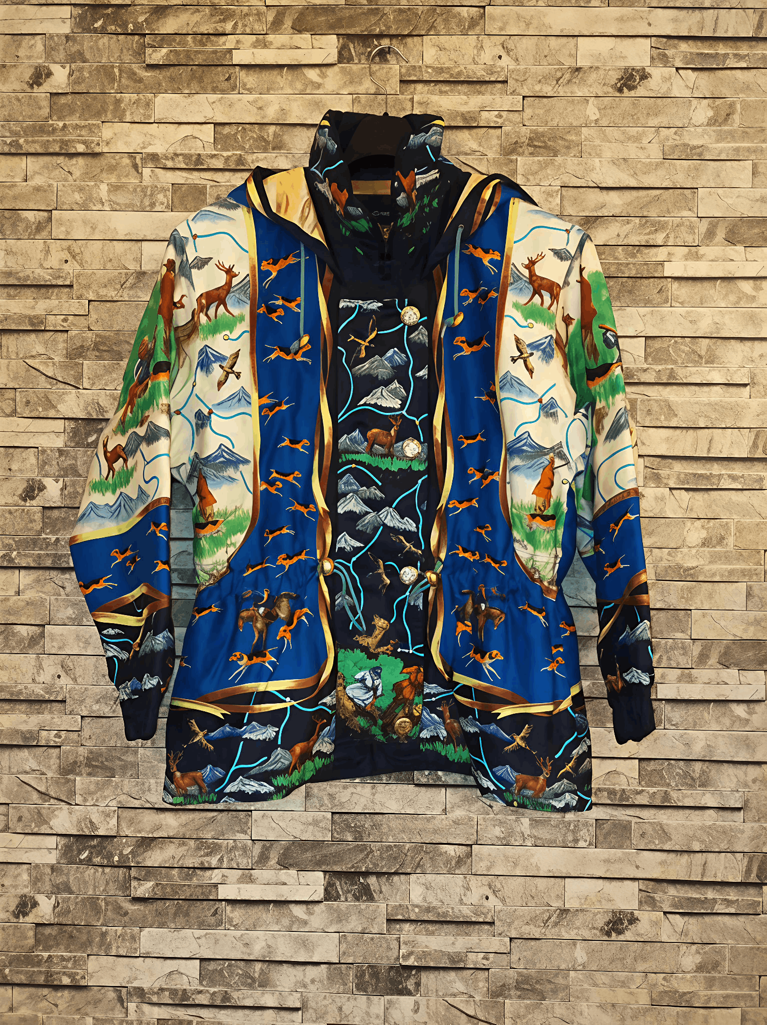 Kensho Abe Vintage kensho abe baroque equestrian theme jacket Size L / US 10 / IT 46 - 1 Thumbnail
