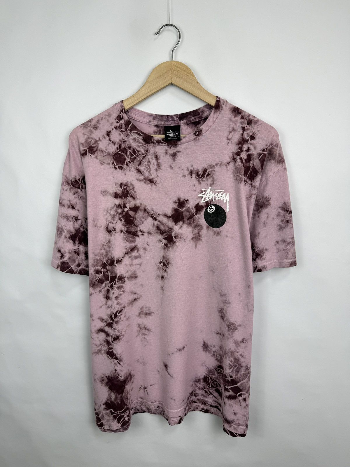 Stussy 🇺🇸 🎱 Y2K Stussy 8 Ball Tie Dye T-Shirt Rare Retro Hype Size US L / EU 52-54 / 3 - 3 Thumbnail