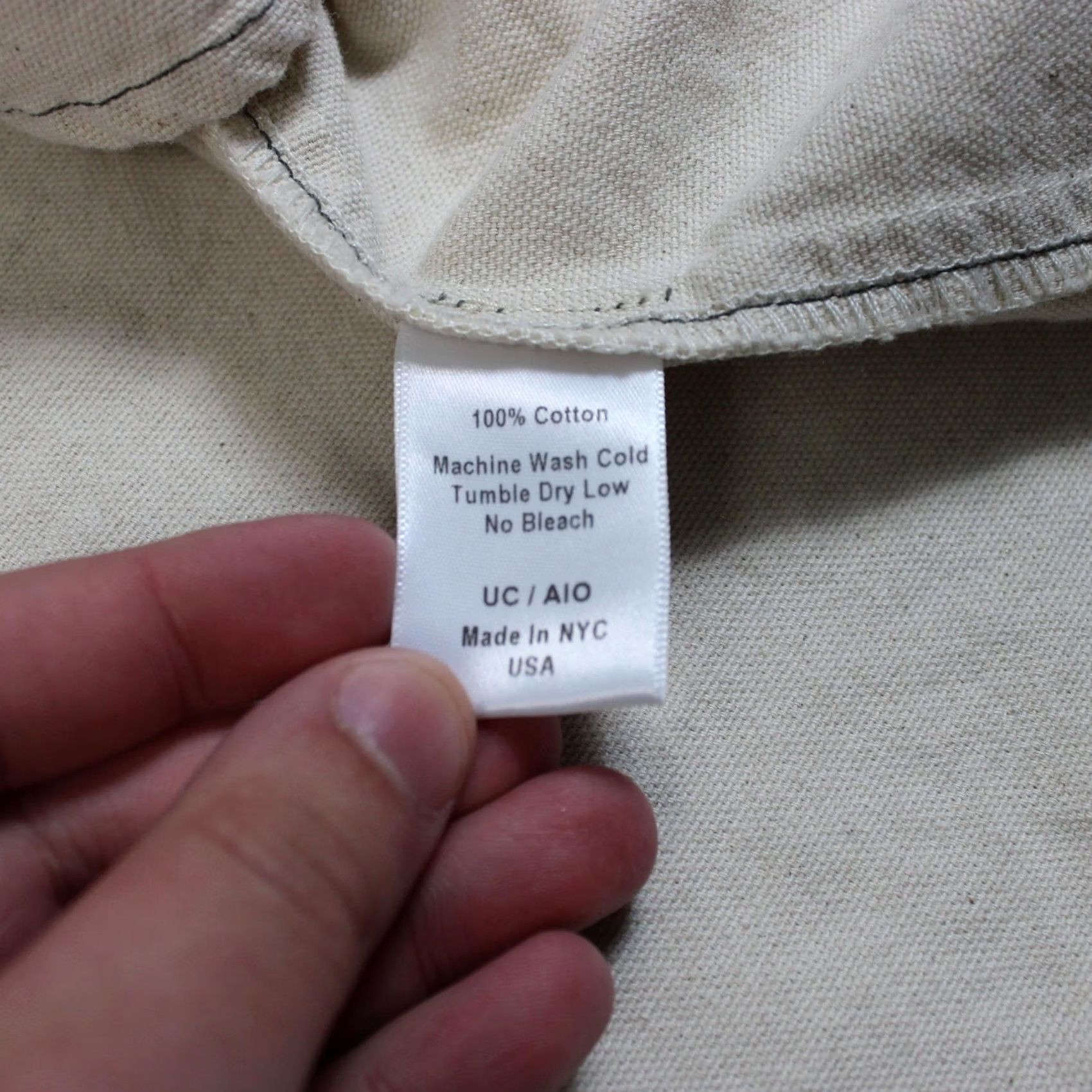 Vintage Utility Canvas Work Shirt Men XL Beige Shacket Chore Barn USA Heritage Size US XL / EU 56 / 4 - 4 Thumbnail