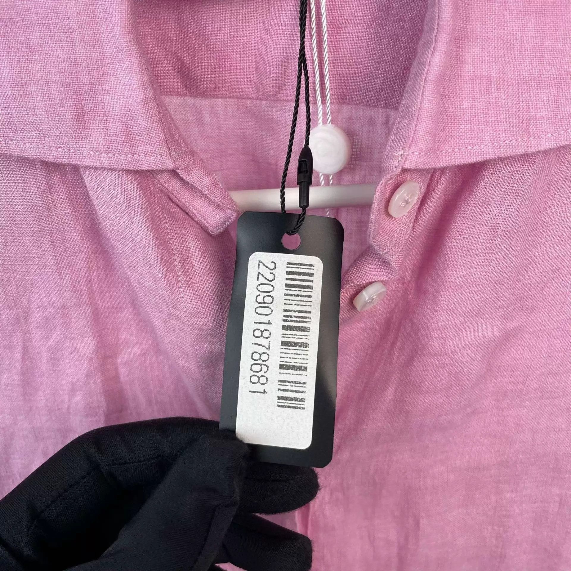 Loro Piana Loro Piana 97 New cotton long-sleeve shirt pink 38 Size XS / US 0-2 / IT 36-38 - 3 Thumbnail