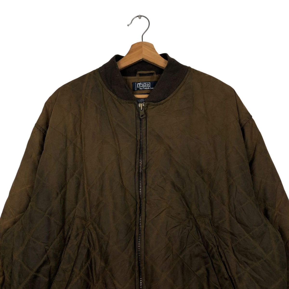 Polo Ralph Lauren 🔥VINTAGE WAX JACKET QUILTED POLO RALPH LAUREN BLANKET TARTAN Size US XL / EU 56 / 4 - 3 Thumbnail
