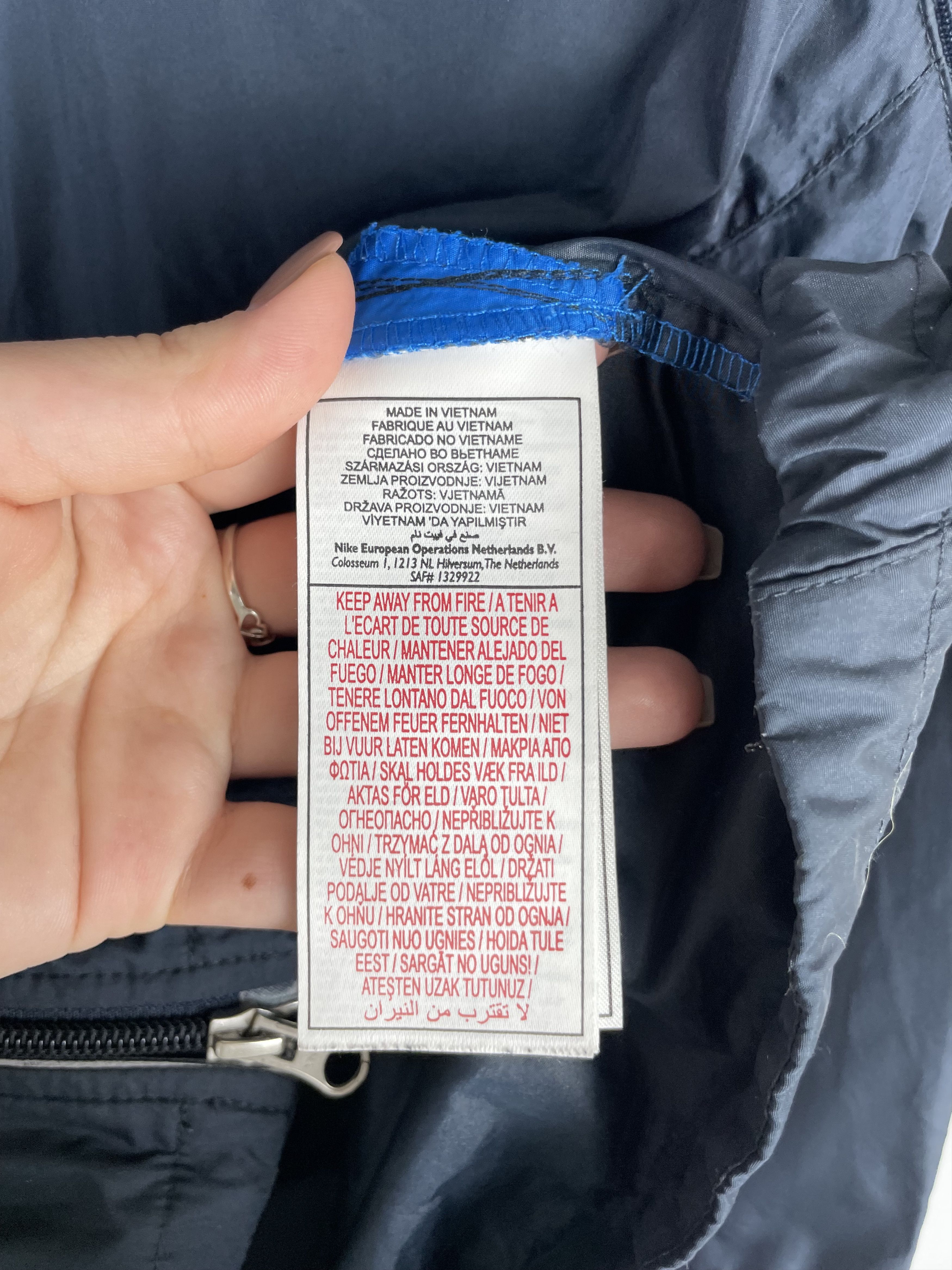Nike × Vintage Vintage Nike Jacket Track Top Size US L / EU 52-54 / 3 - 8 Thumbnail