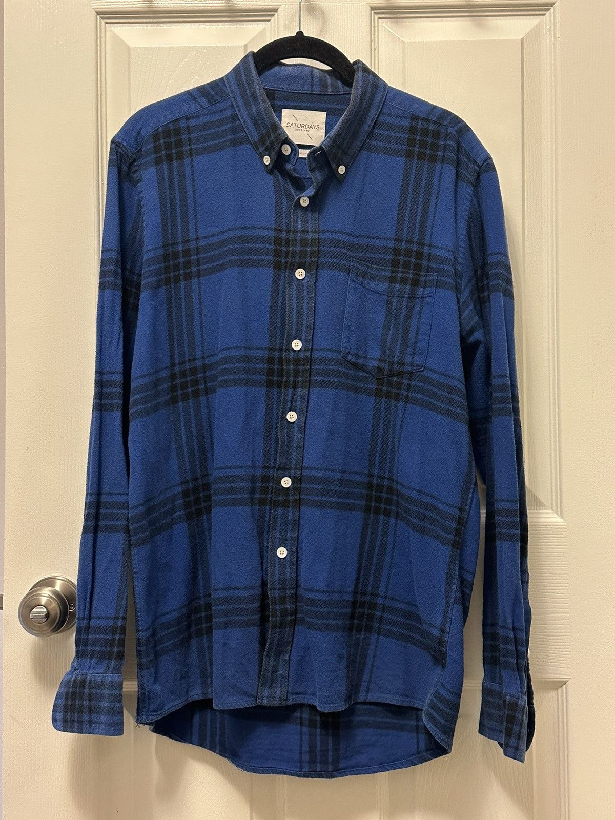 Plaid Flannel Button up Oxford Shirt