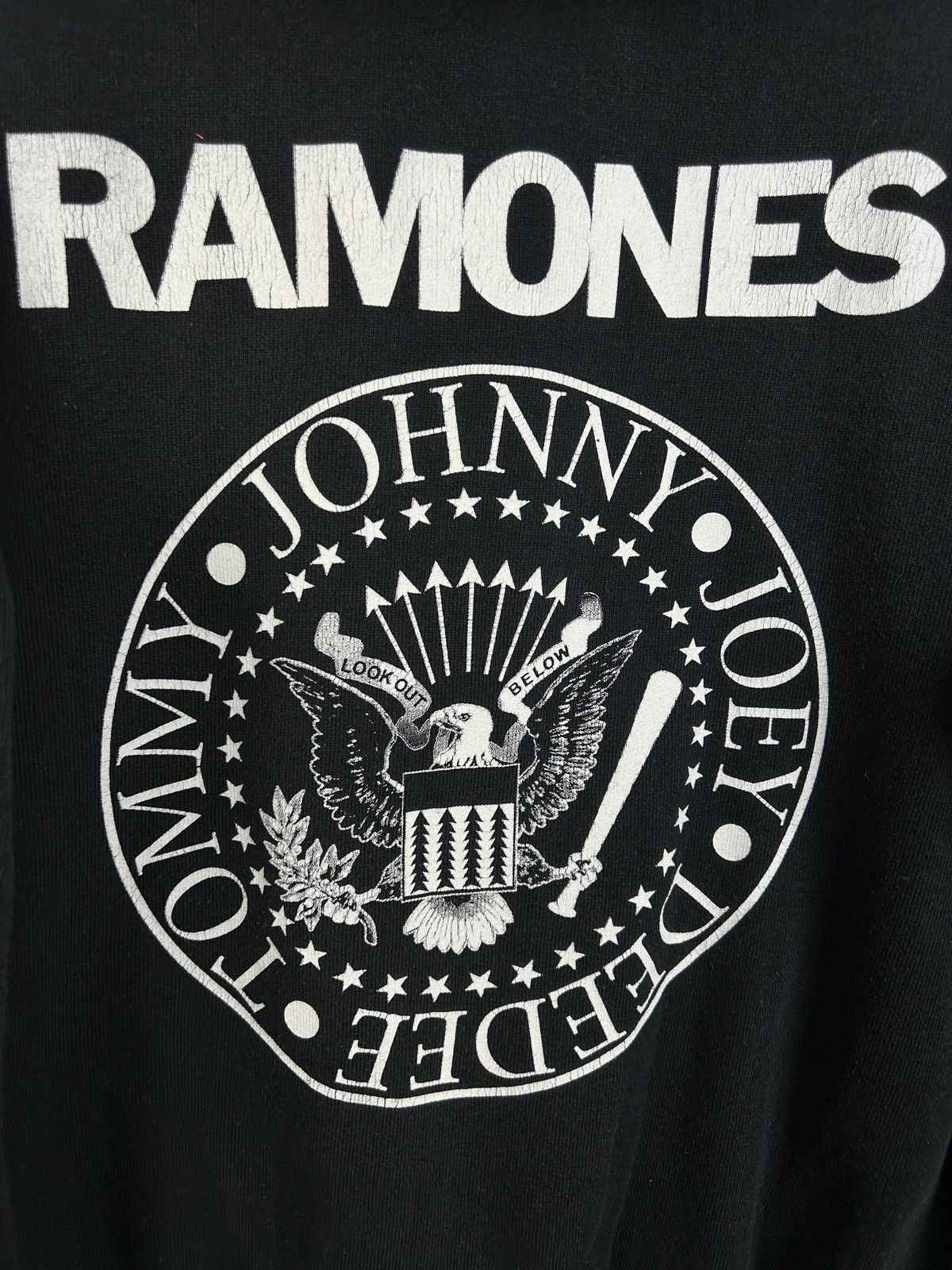 Band Tees 00s Vintage Ramones Punk Rock Band Look Out Below Hoodie M Size US M / EU 48-50 / 2 - 2 Thumbnail