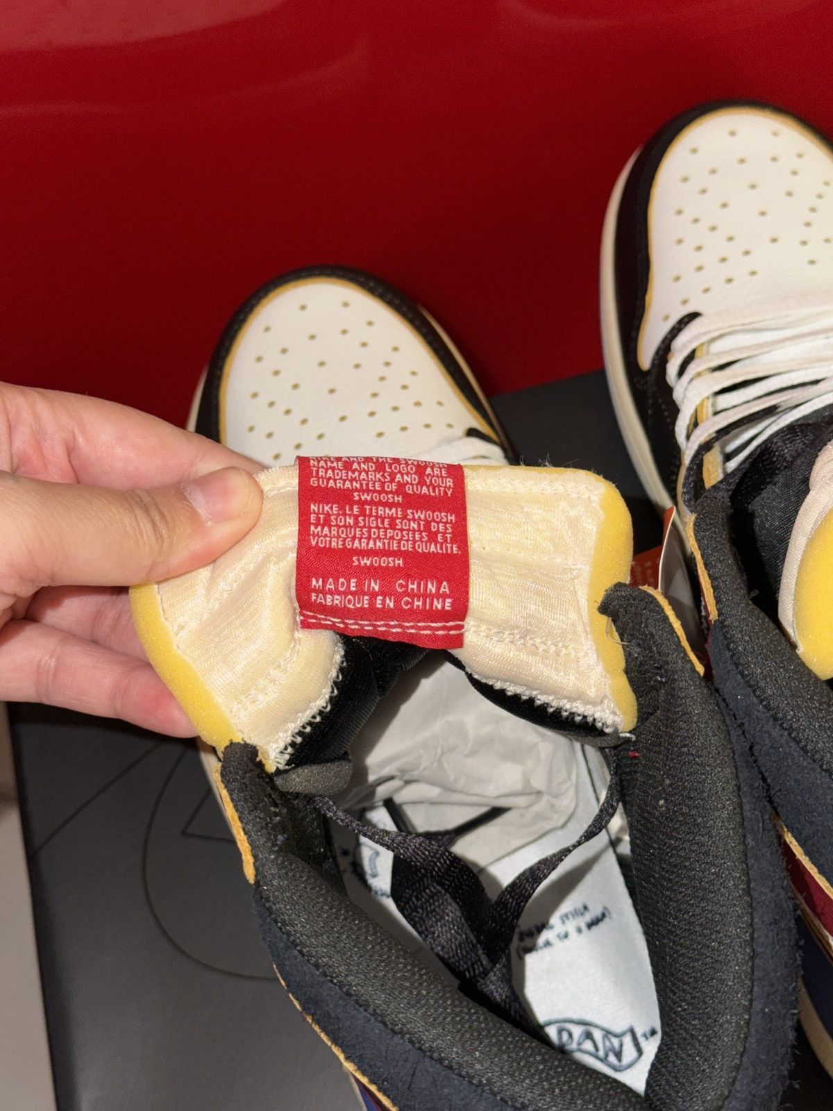 Fragment Design × Nike Nike Jordan 1 x Fragment x Union LA High Retro Shoes Size US 10.5 / EU 43-44 - 9 Thumbnail