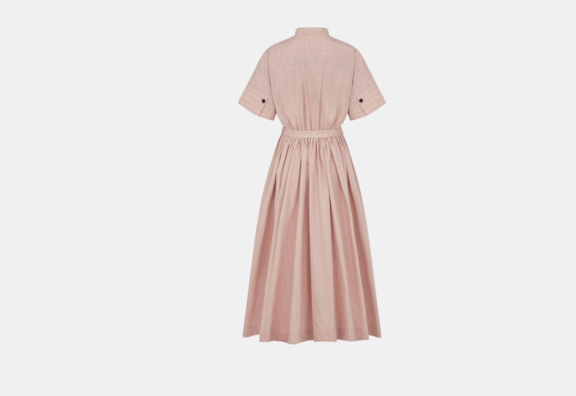 Dior o1w1db10525 411R59 Mid-Length Dress in Pink Size XS / US 0-2 / IT 36-38 - 2 Thumbnail