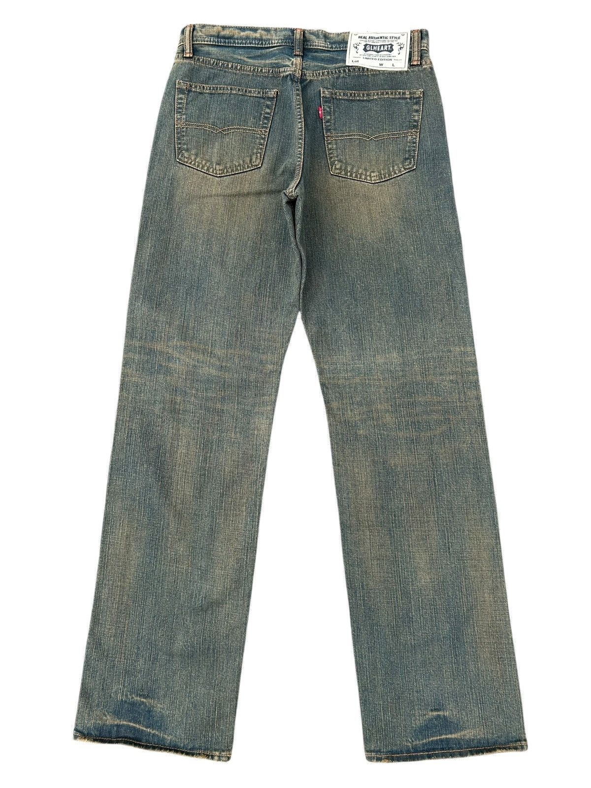 Kapital Rusty Vintage GLHEART LIMITED ADITION Denim Jeans Size US 32 / EU 48 - 2 Thumbnail