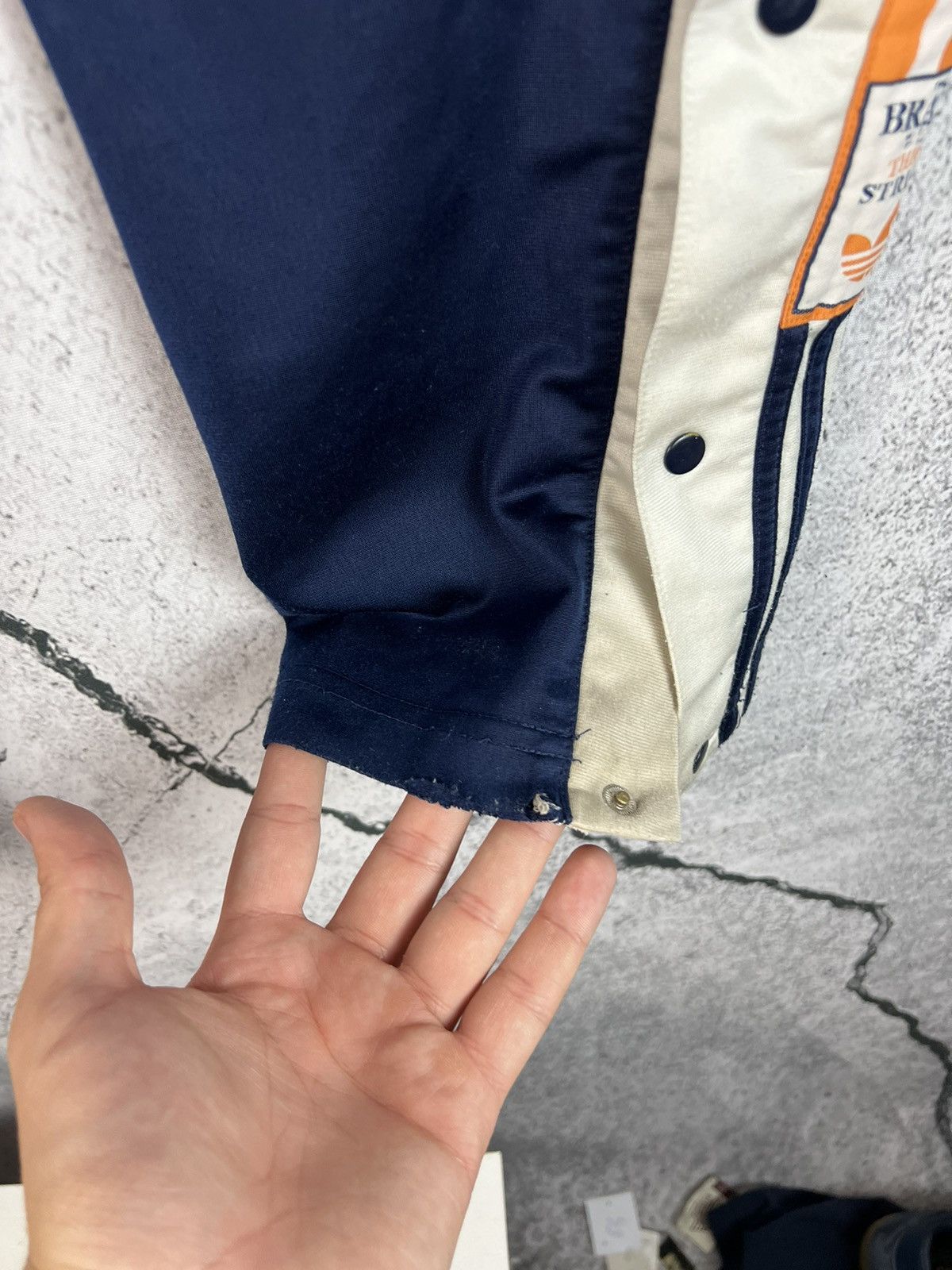 Adidas New VTG 90s Adidas Adibreak blue track pants button XL y2k Size US 40 / EU 56 - 7 Thumbnail