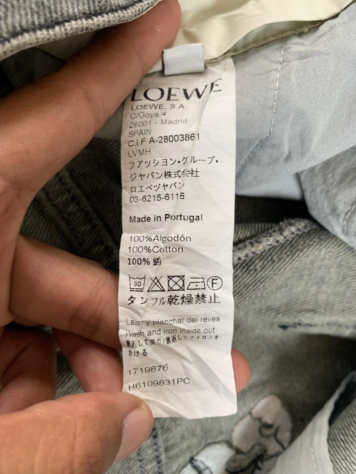 Loewe Loewe Jeans Pants Size 27" / US 4 / IT 40 - 9 Thumbnail