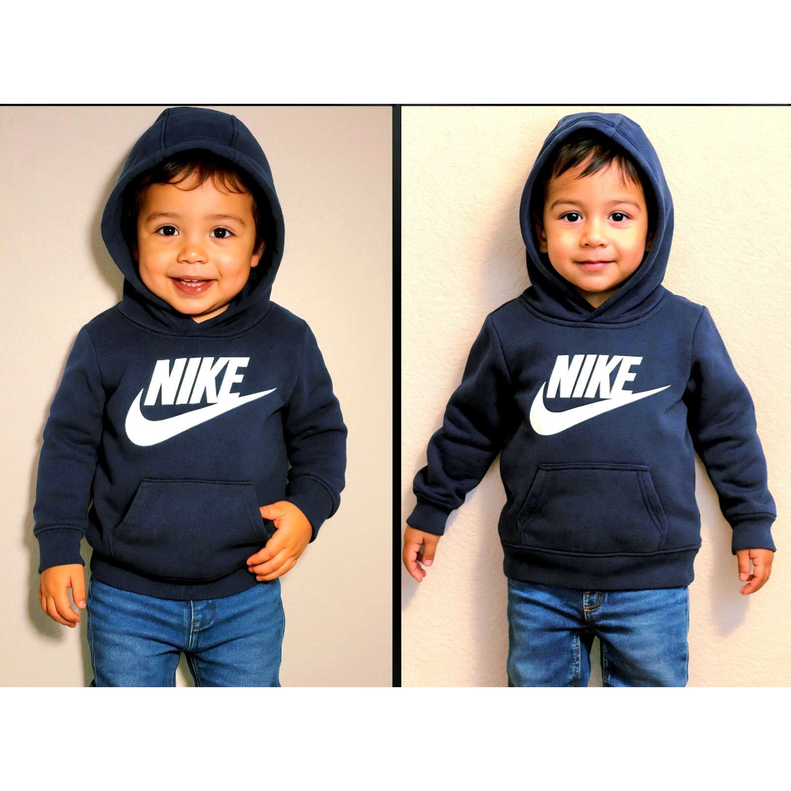 Nike Nike Kids Dark Blue Pullover Hoodie - Size XS (4 Yrs) Size US XS / EU 42 / 0 - 1 Thumbnail