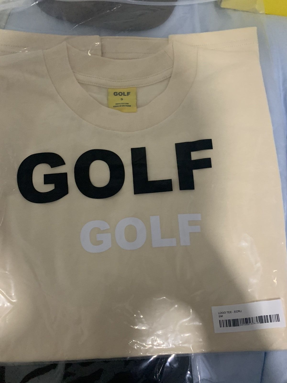 Golf Wang GOLF WANG LOGO TEE ECRU Size US S / EU 44-46 / 1 - 2 Thumbnail