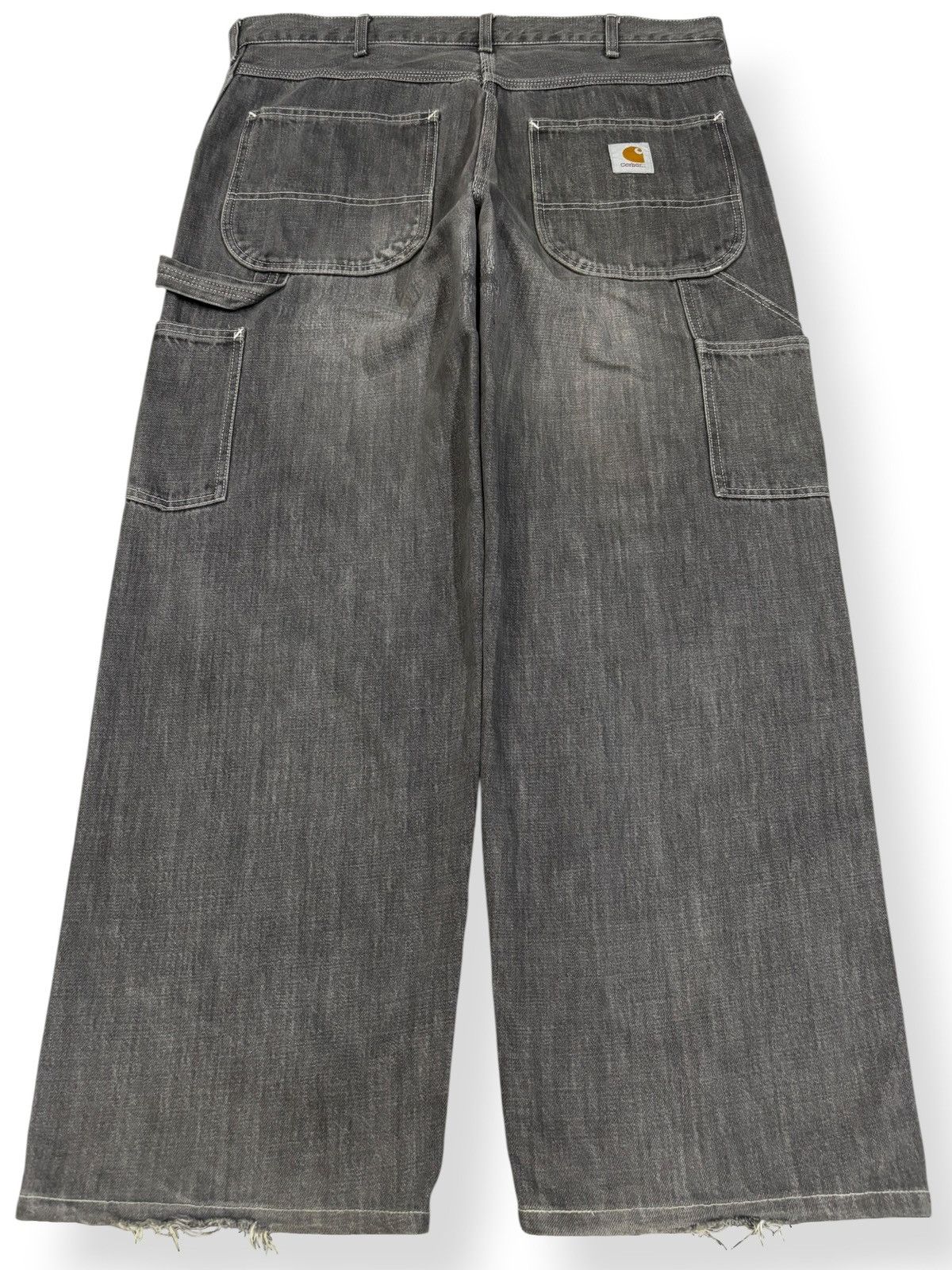 Carhartt Vintage Y2K Carhartt Black Faded Baggy Carpenter Jeans Size US 36 / EU 52 - 1 Thumbnail
