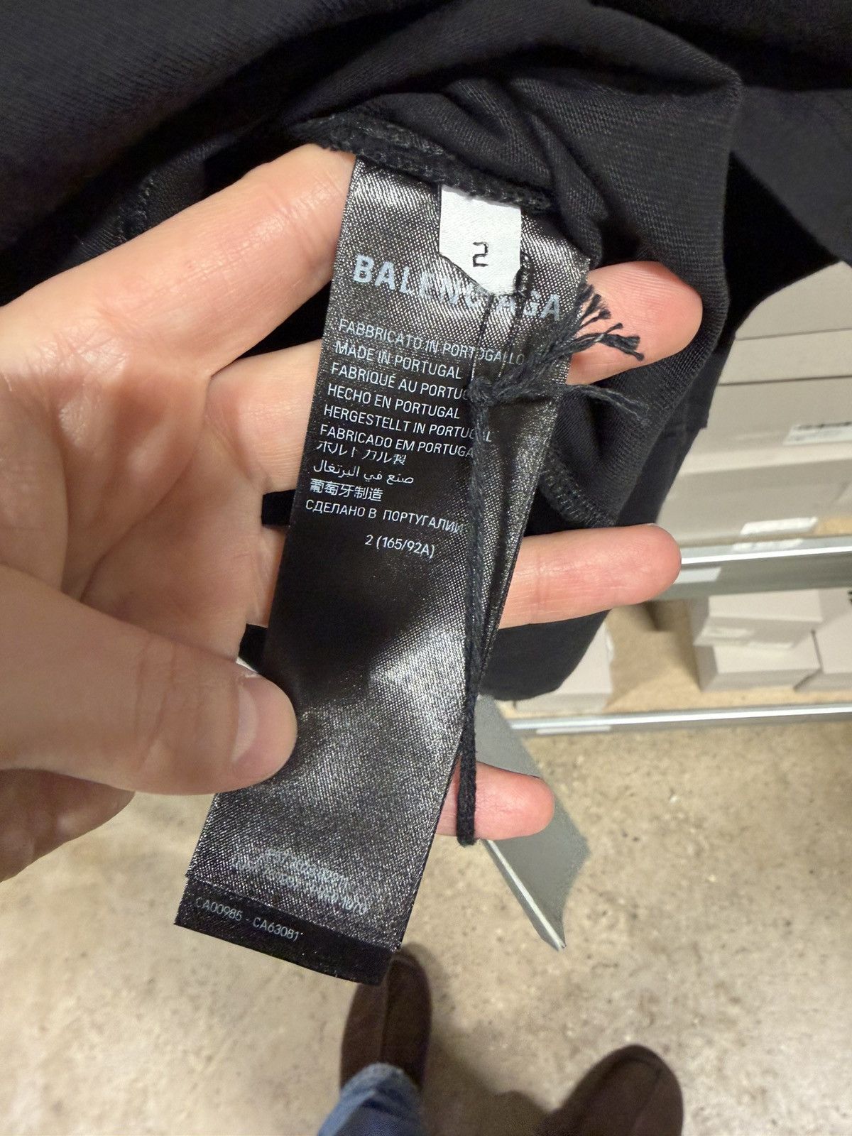 Balenciaga Balenciaga Logo Embroidery T-Shirt NEW 1000$ Size US XXL / EU 58 / 5 - 3 Thumbnail